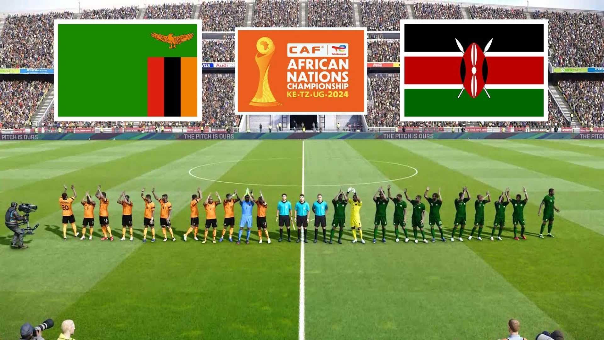 Kenya Zambia African Nations Championship Soccer