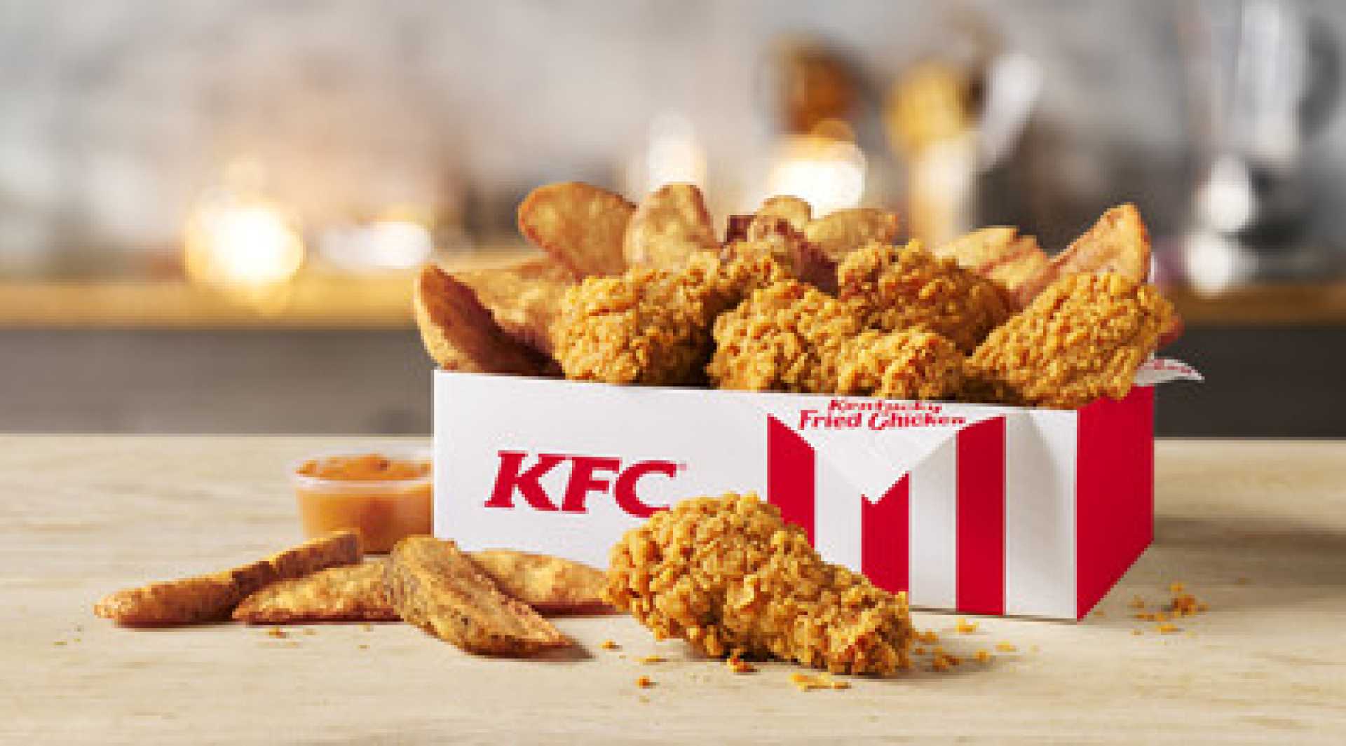 Kfc Potato Wedges And Hot Wings