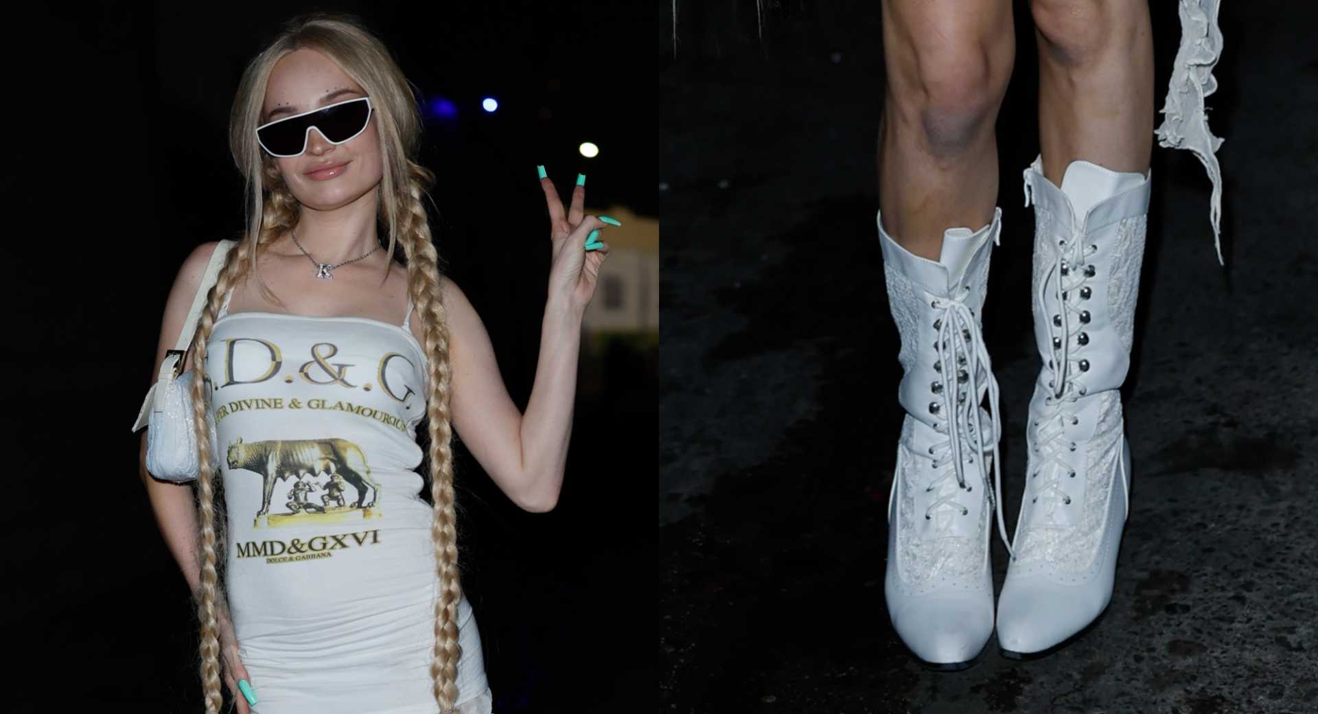 Kim Petras Bold Outfit Los Angeles Event