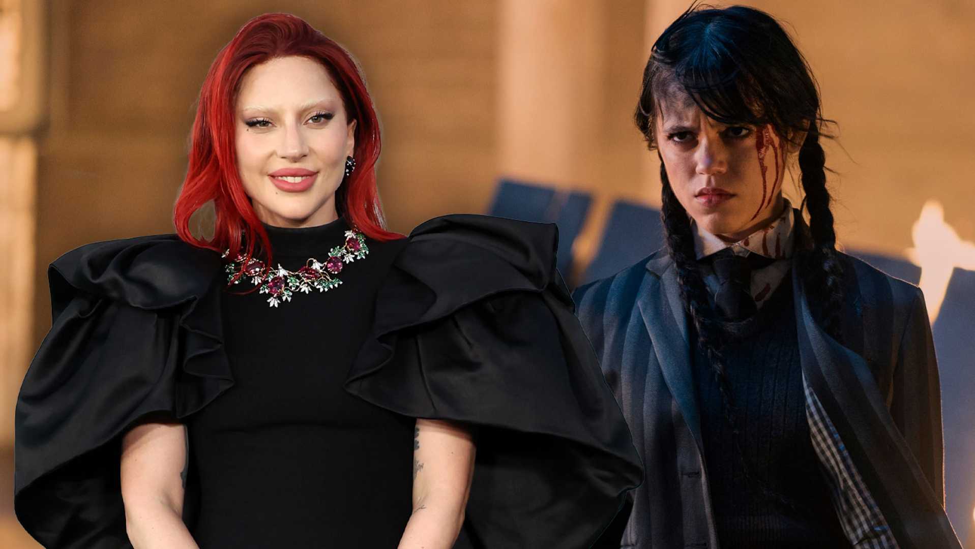 Lady Gaga Wednesday Addams Character