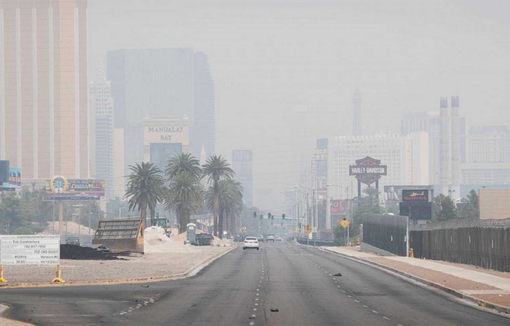 Las Vegas Poor Air Quality Smoke