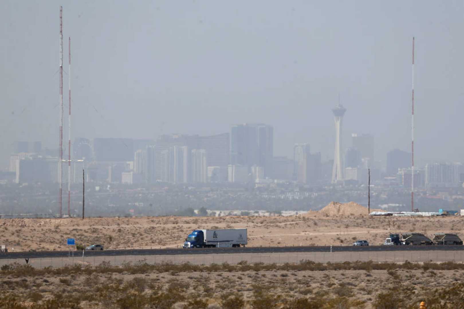 Las Vegas Valley Wildfire Smoke