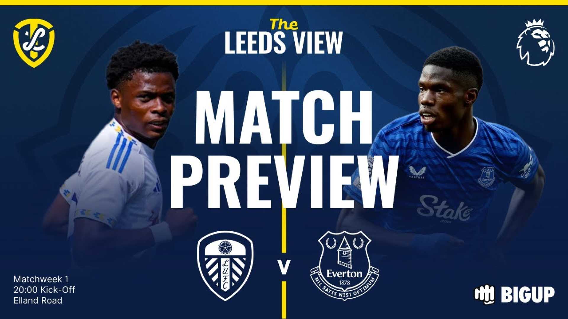 Leeds United Vs Everton Soccer Match