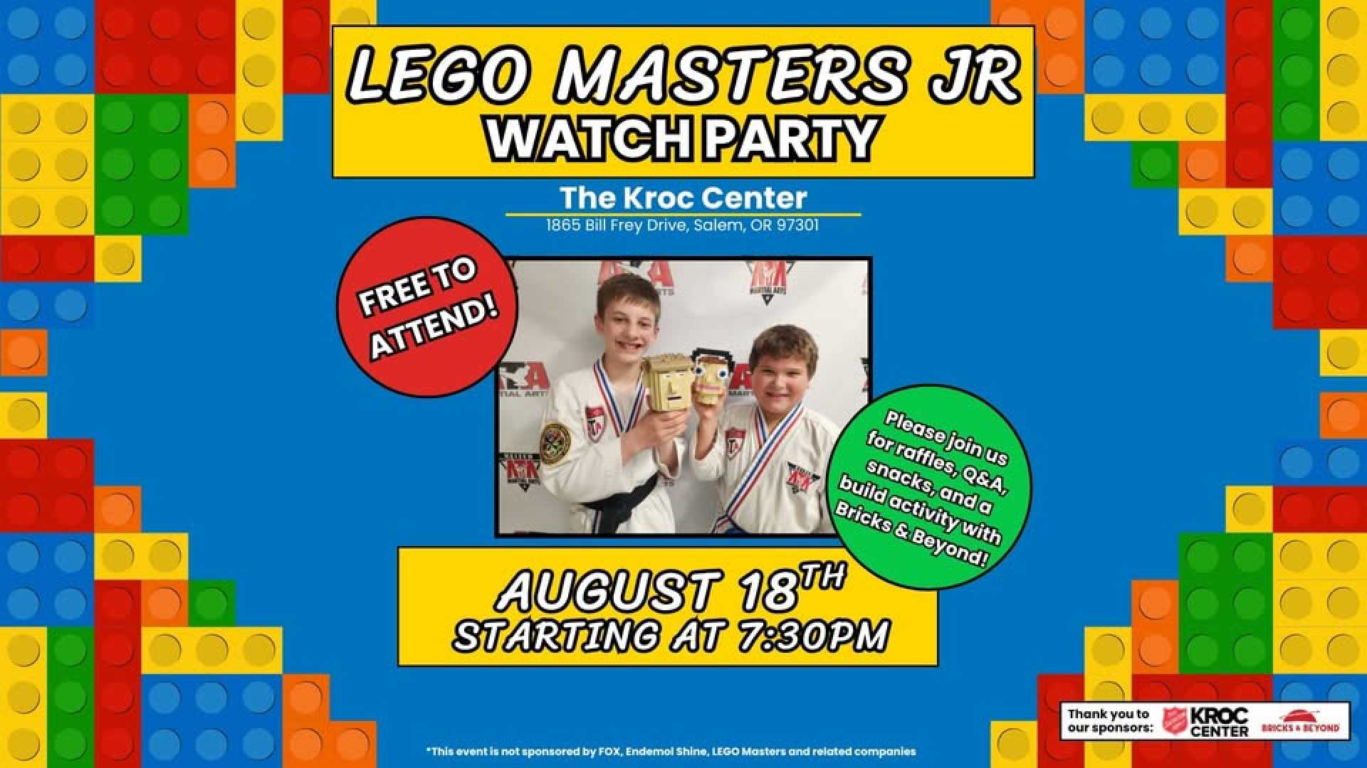 Lego Masters Jr. Premiere Event
