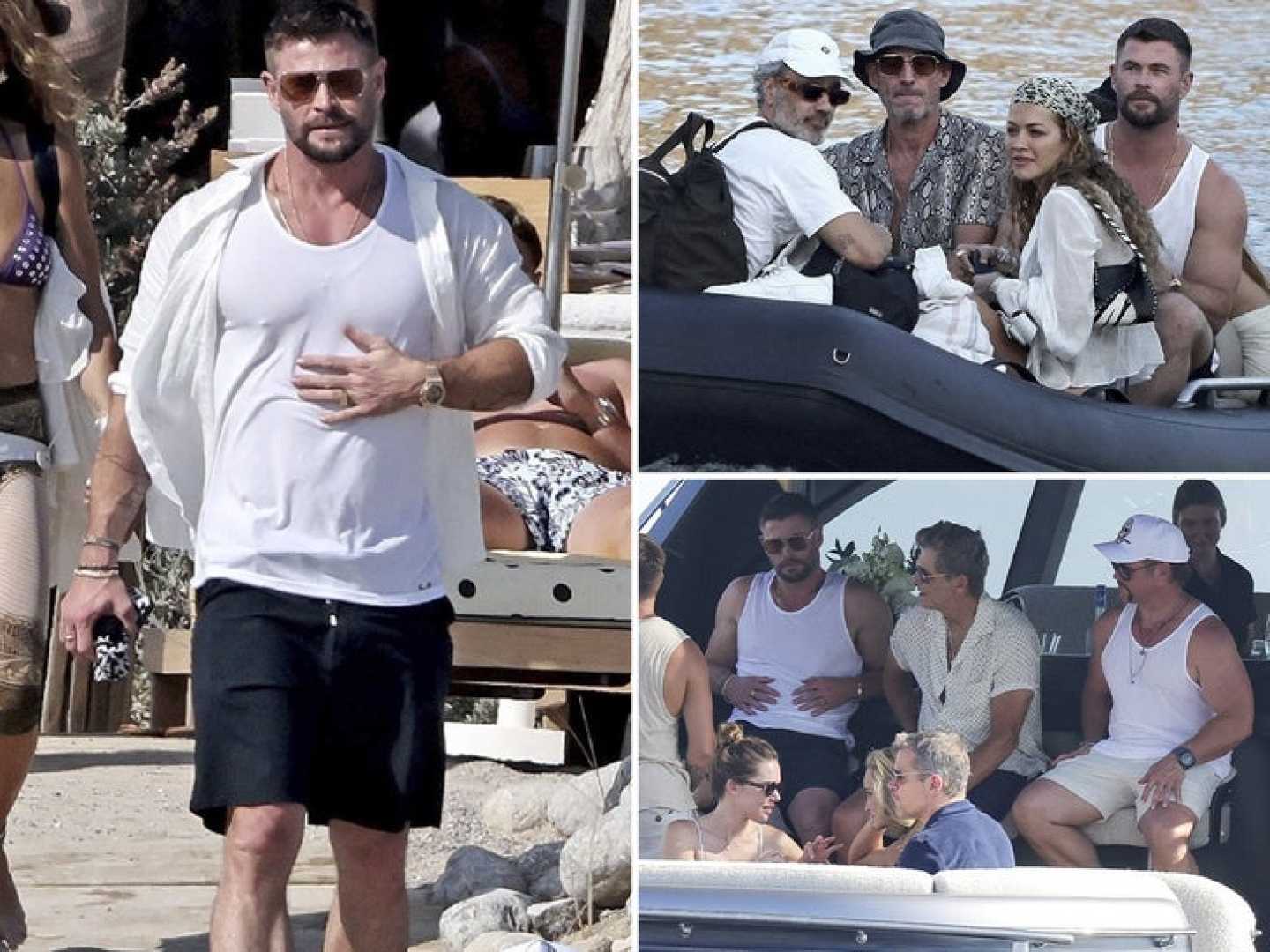 Liam Hemsworth Chris Hemsworth Birthday Ibiza