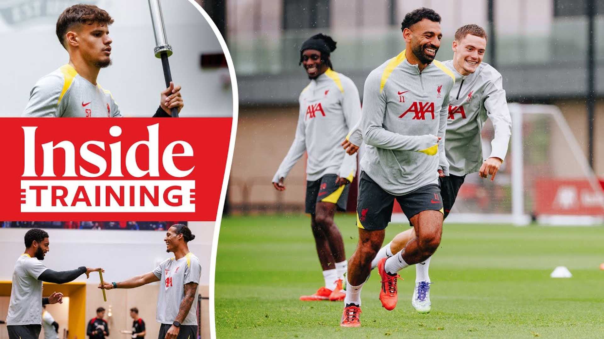 Liverpool Fc Training Session Anfield