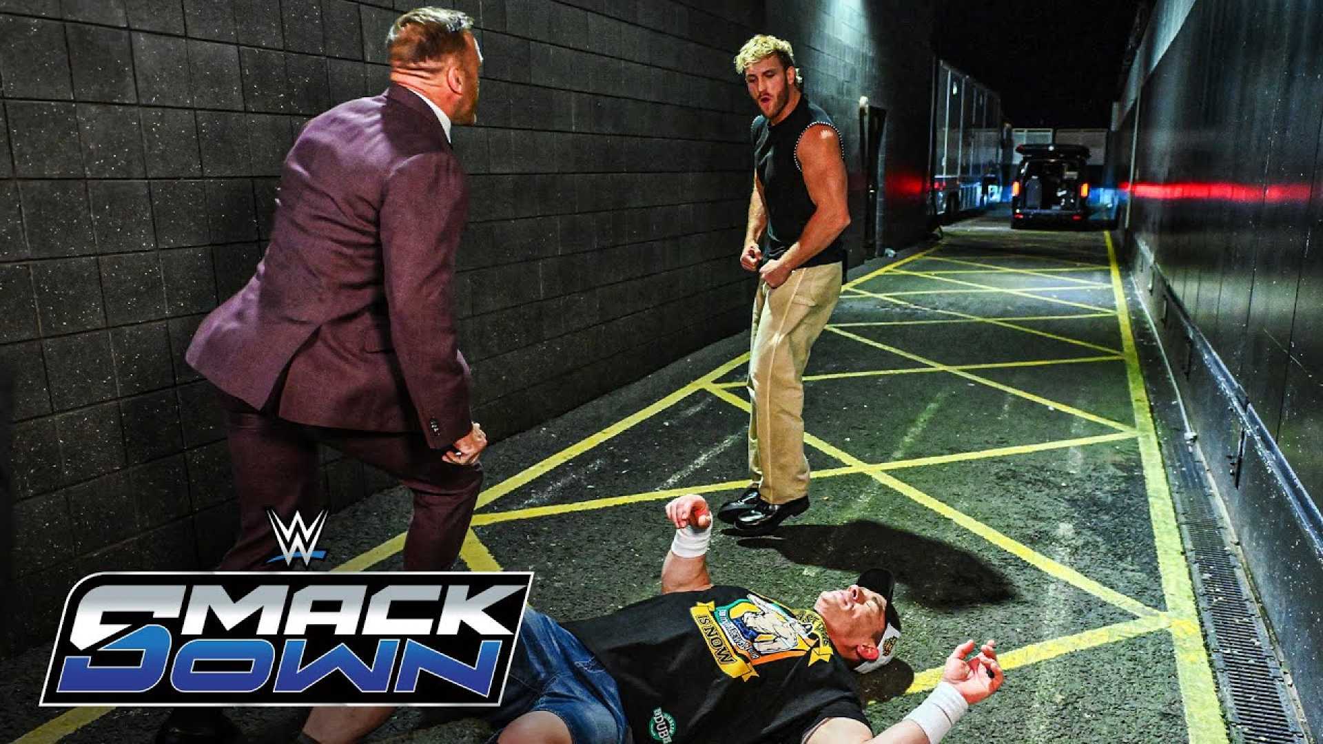 Logan Paul Wwe Smackdown Punch