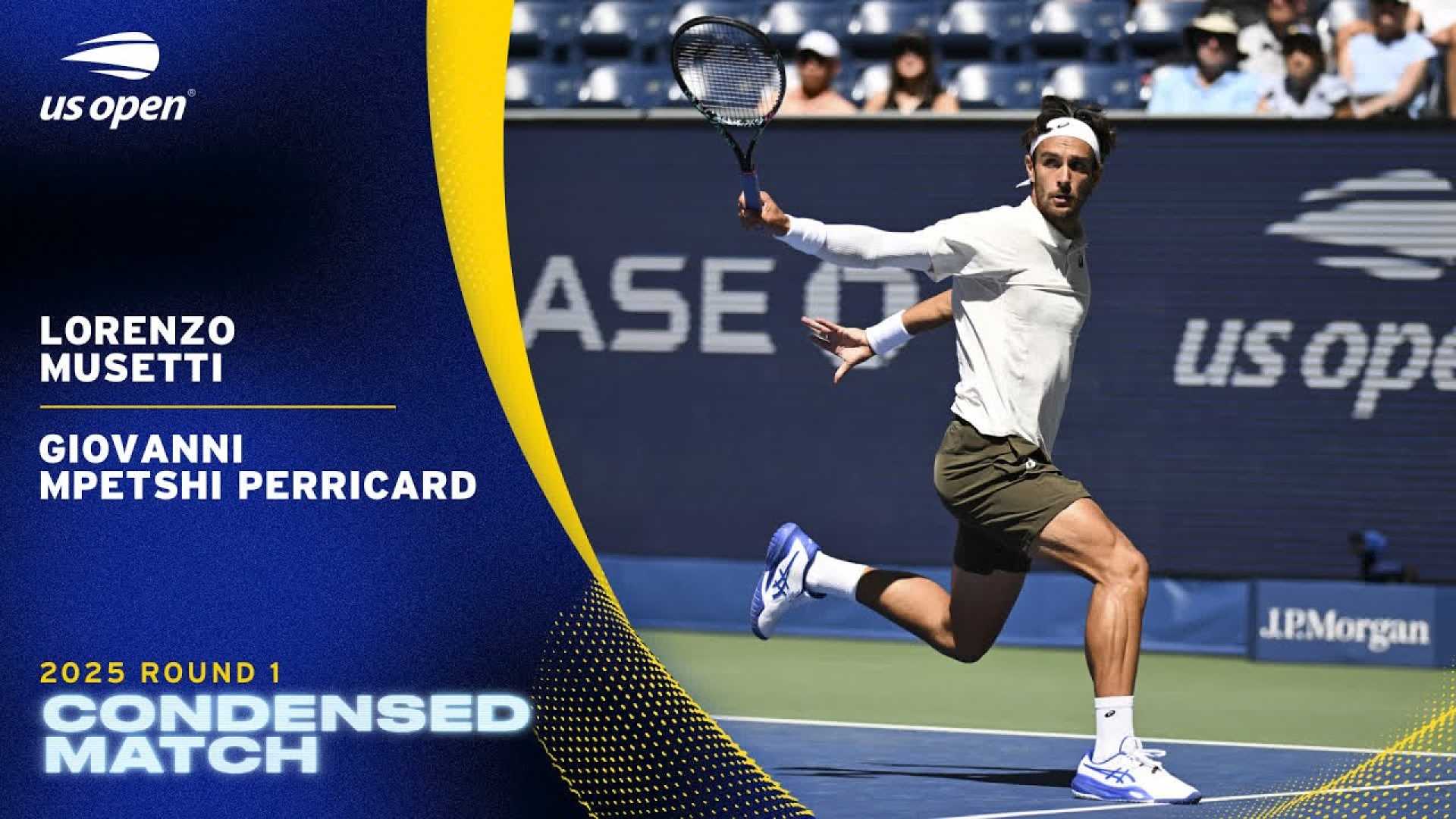 Lorenzo Musetti U.s. Open Tennis Match