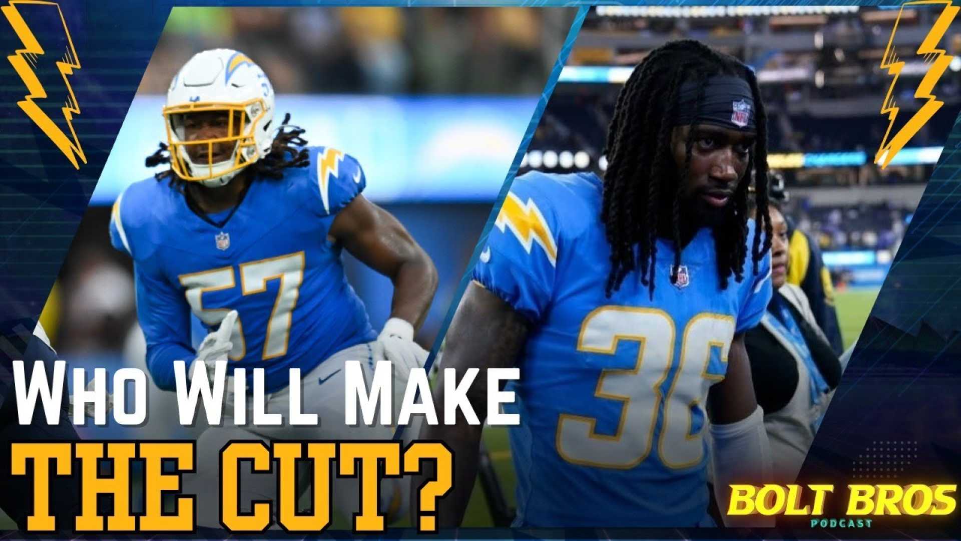 Los Angeles Chargers Players Roster Cuts 2025