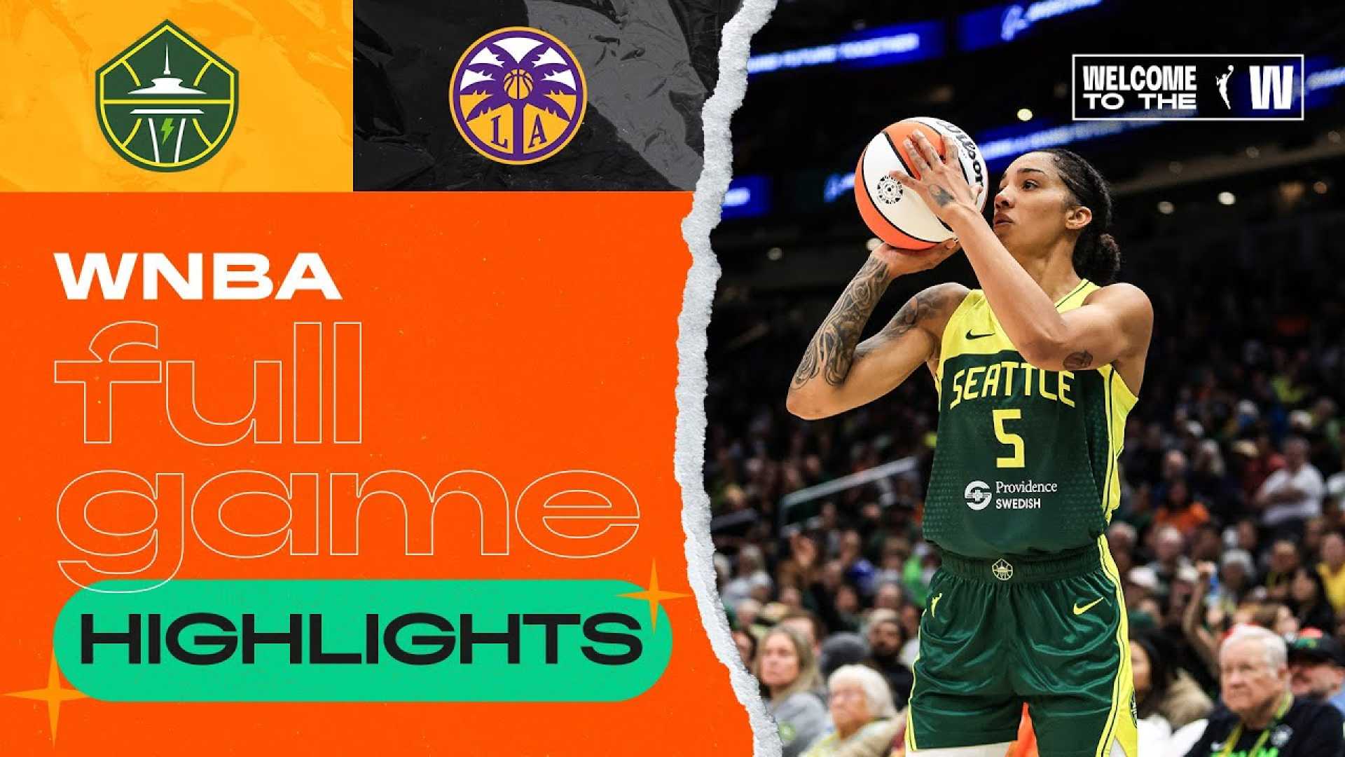 Los Angeles Sparks Vs Seattle Storm Wnba