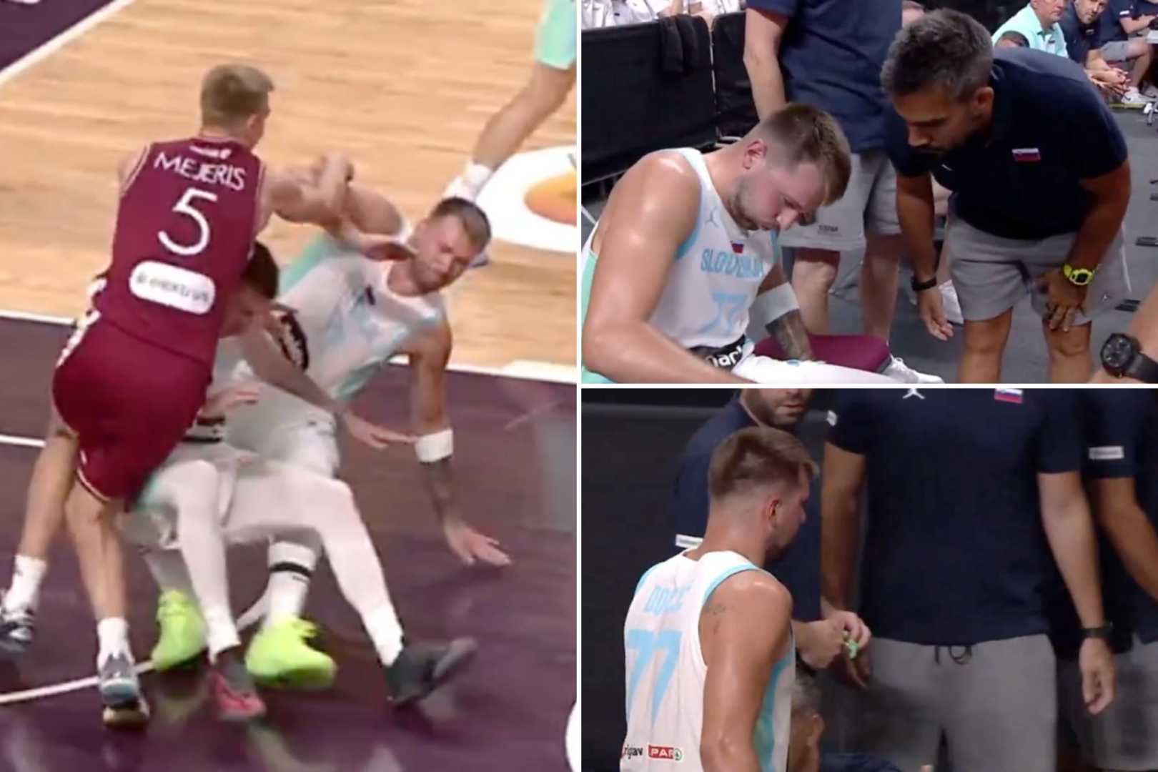 Luka Doncic Slovenia Eurobasket Injury