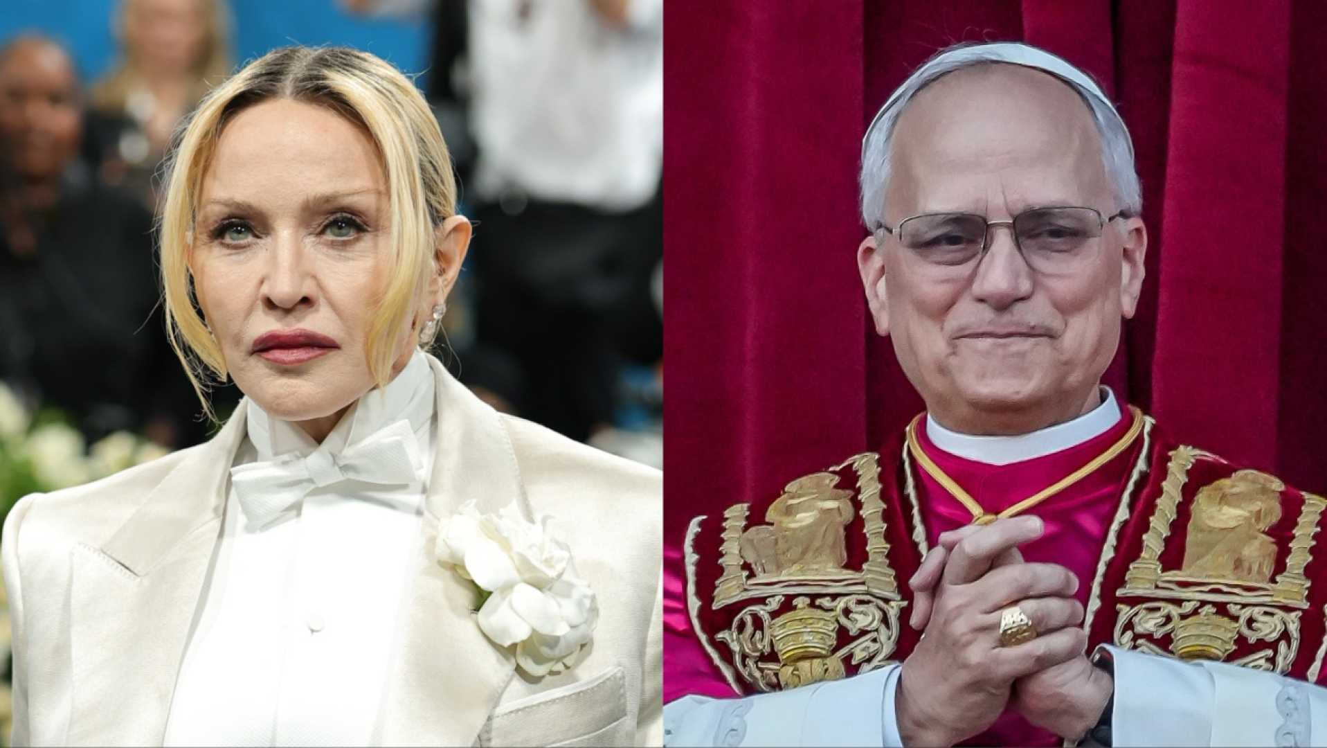 Madonna Pope Leo Gaza