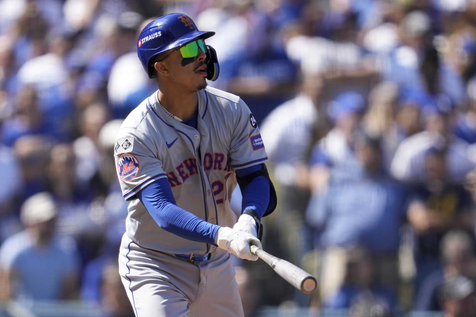 Mark Vientos New York Mets In Action