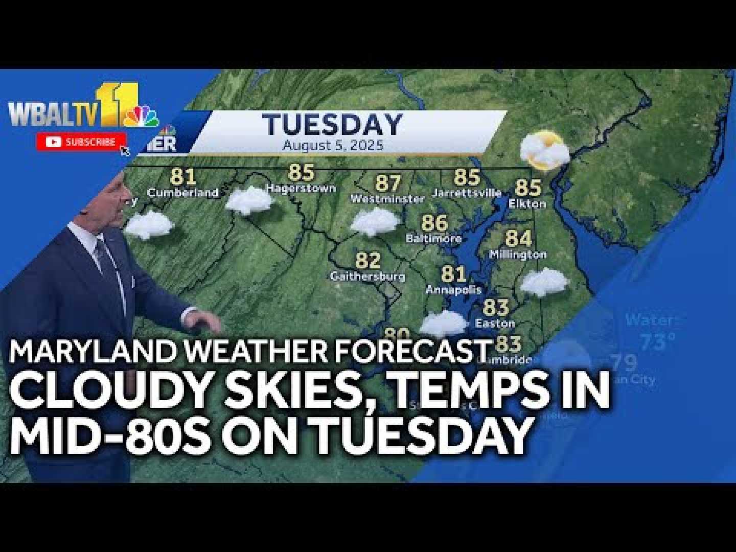 Maryland Cloudy Skies August 2025