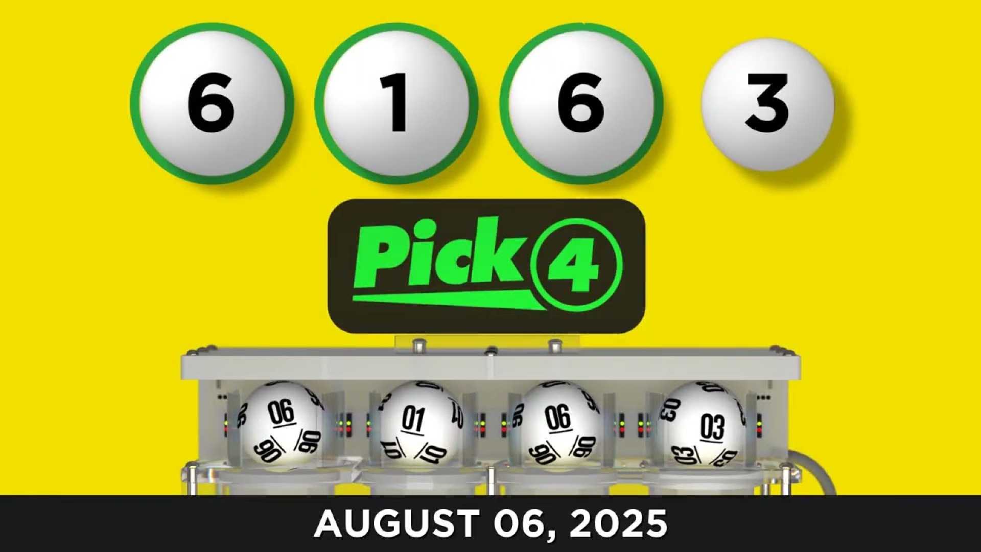 Maryland Lottery Draw Games Results August 2025