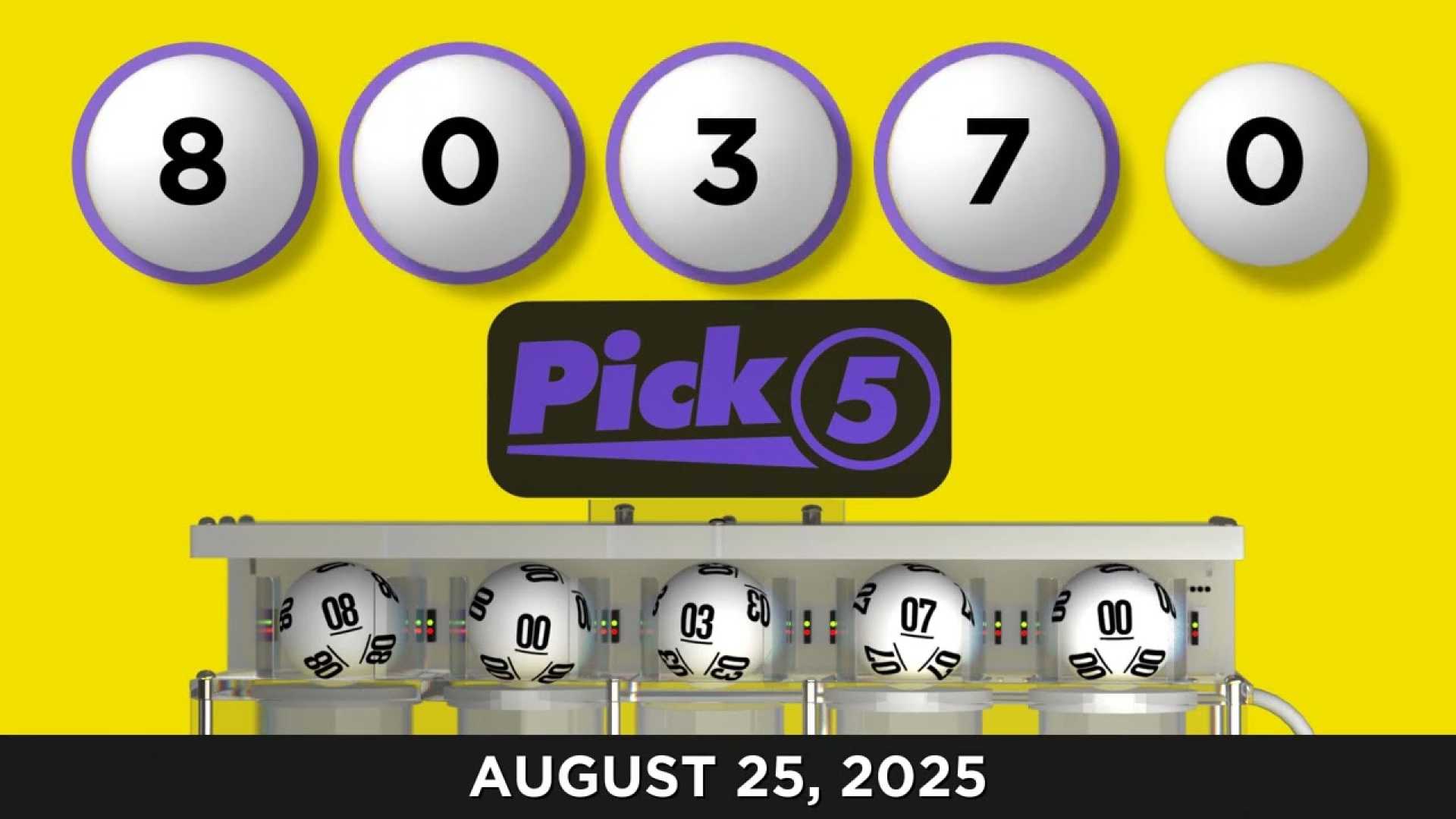 Maryland Lottery Drawing Results August 2025