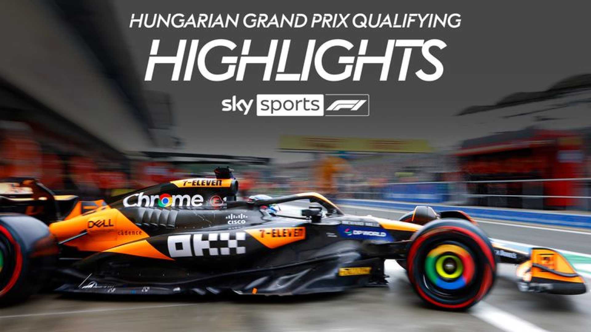 Mclaren F1 Car Hungaroring Qualifying