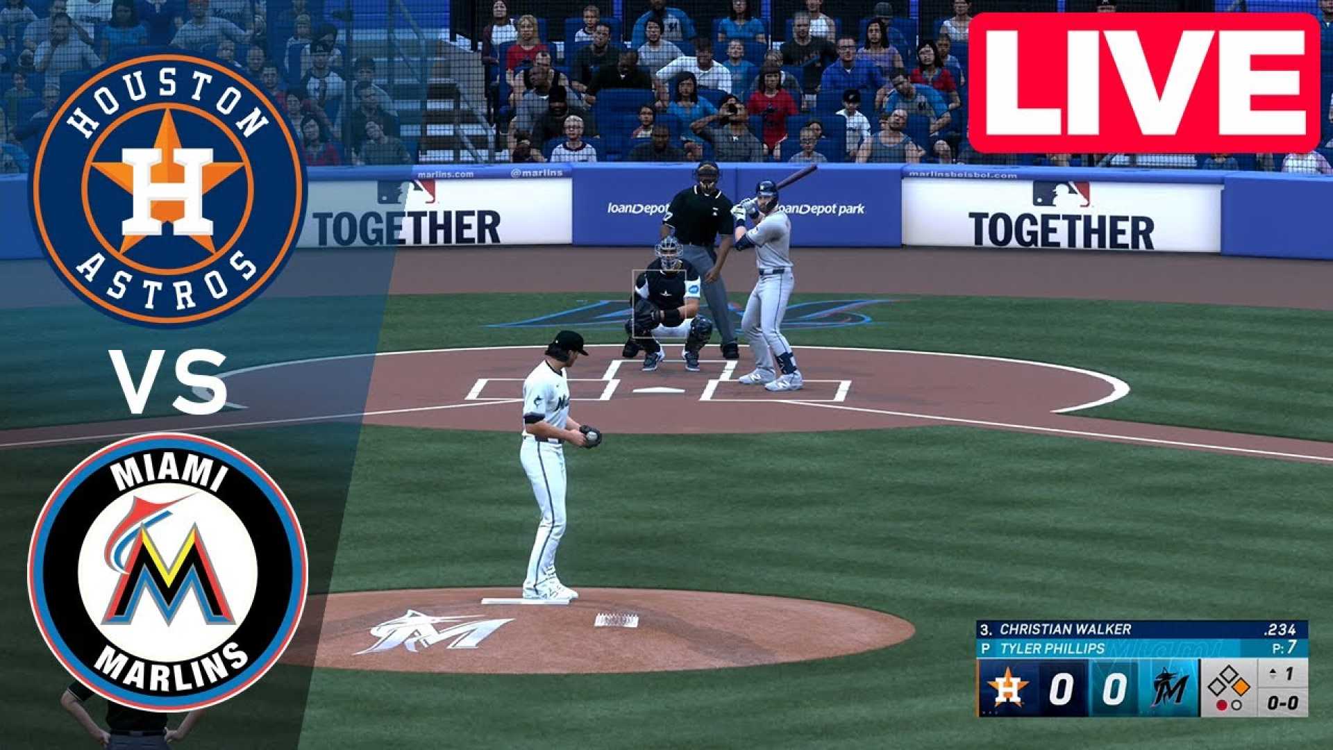 Miami Marlins Vs Houston Astros Baseball