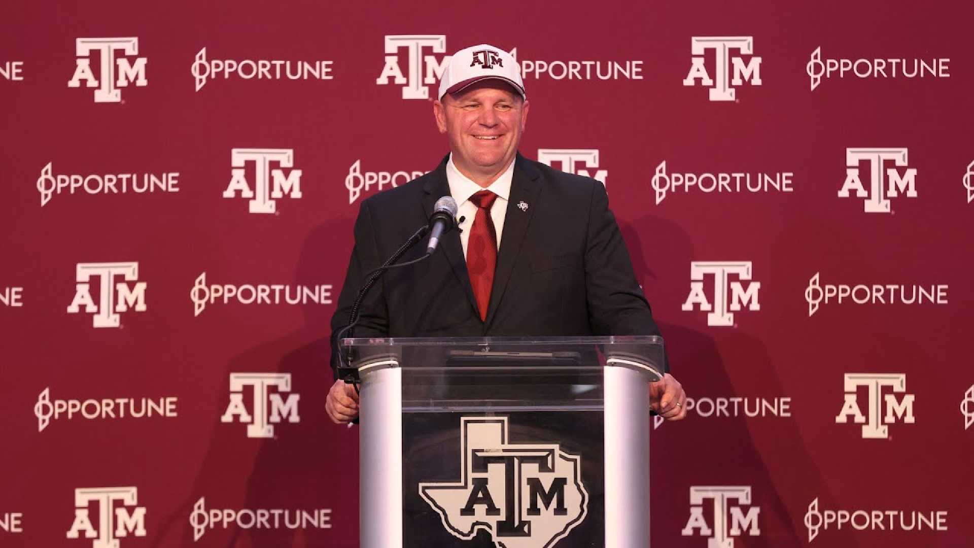 Mike Elko Texas A&m Football Press Conference