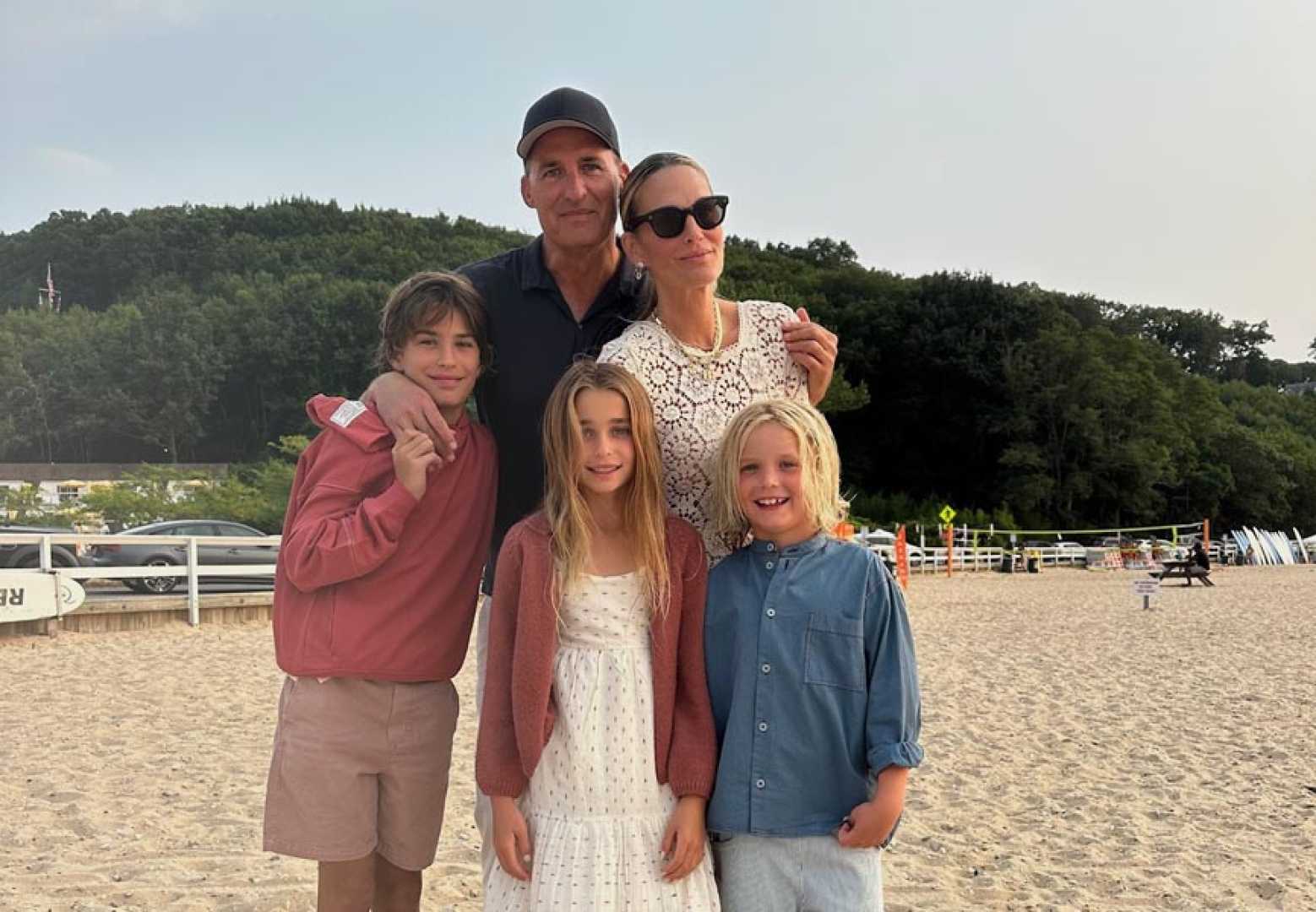 Molly Sims Beach Day Family