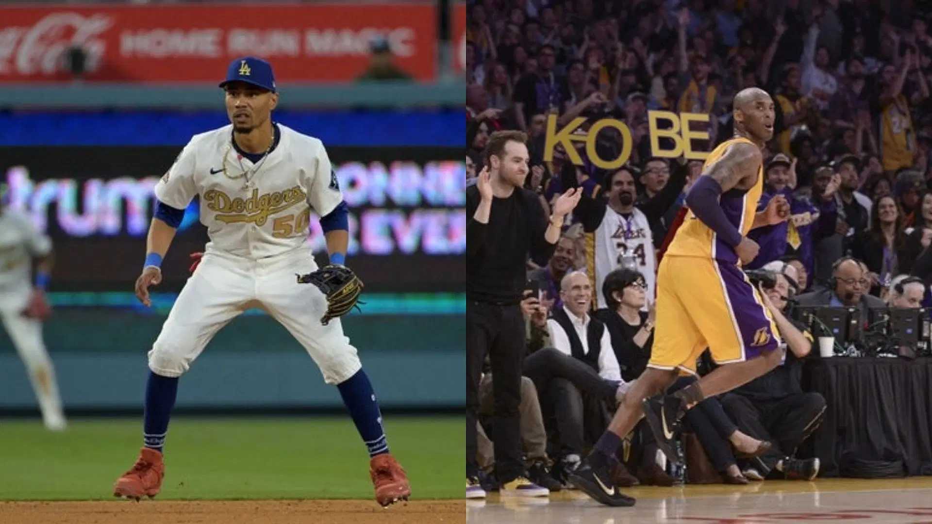 Mookie Betts Dodgers Kobe Bryant Tribute