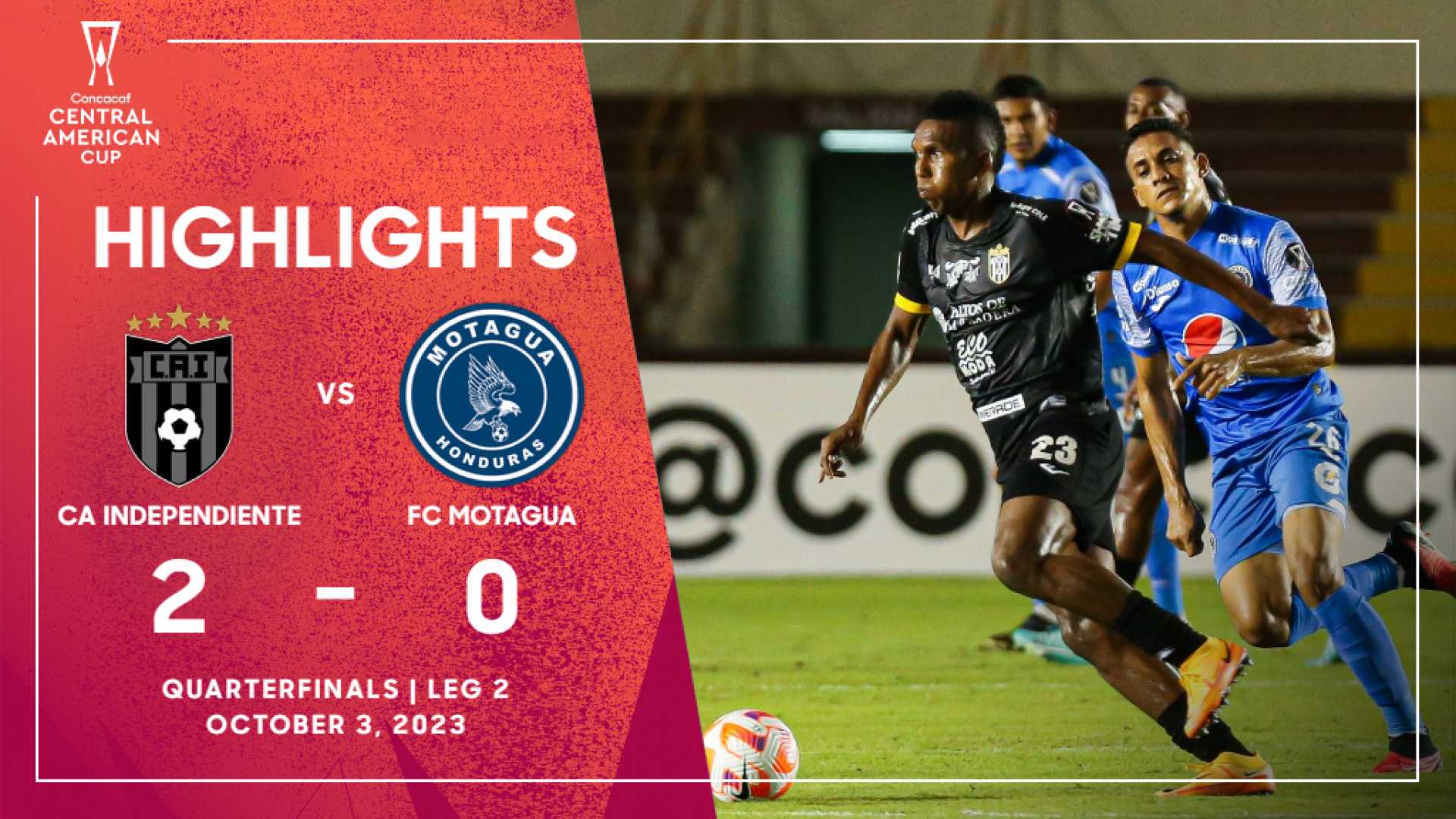 Motagua Vs Cai Central American Cup