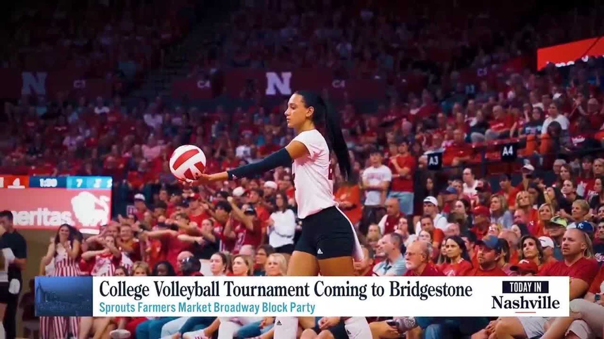 Nashville Bridgestone Arena Collegiate Volleyball Event