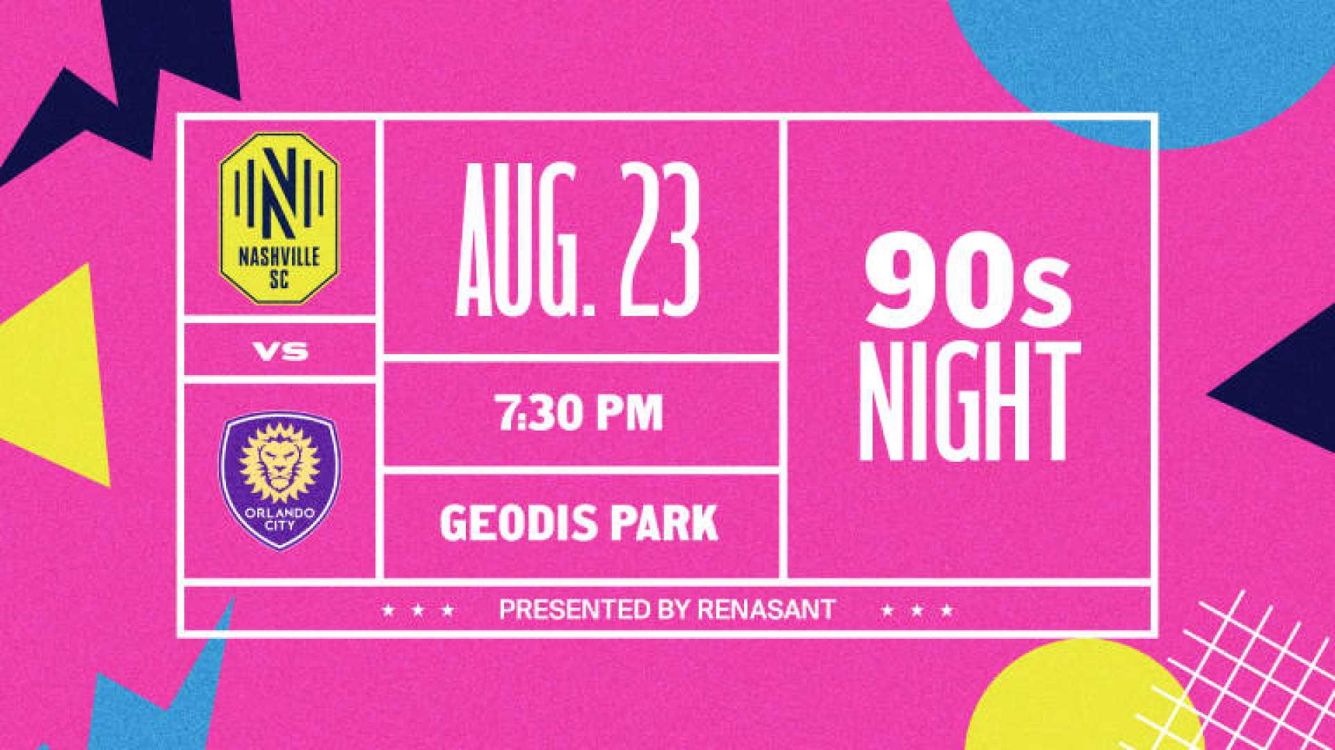 Nashville Sc 90's Night Event