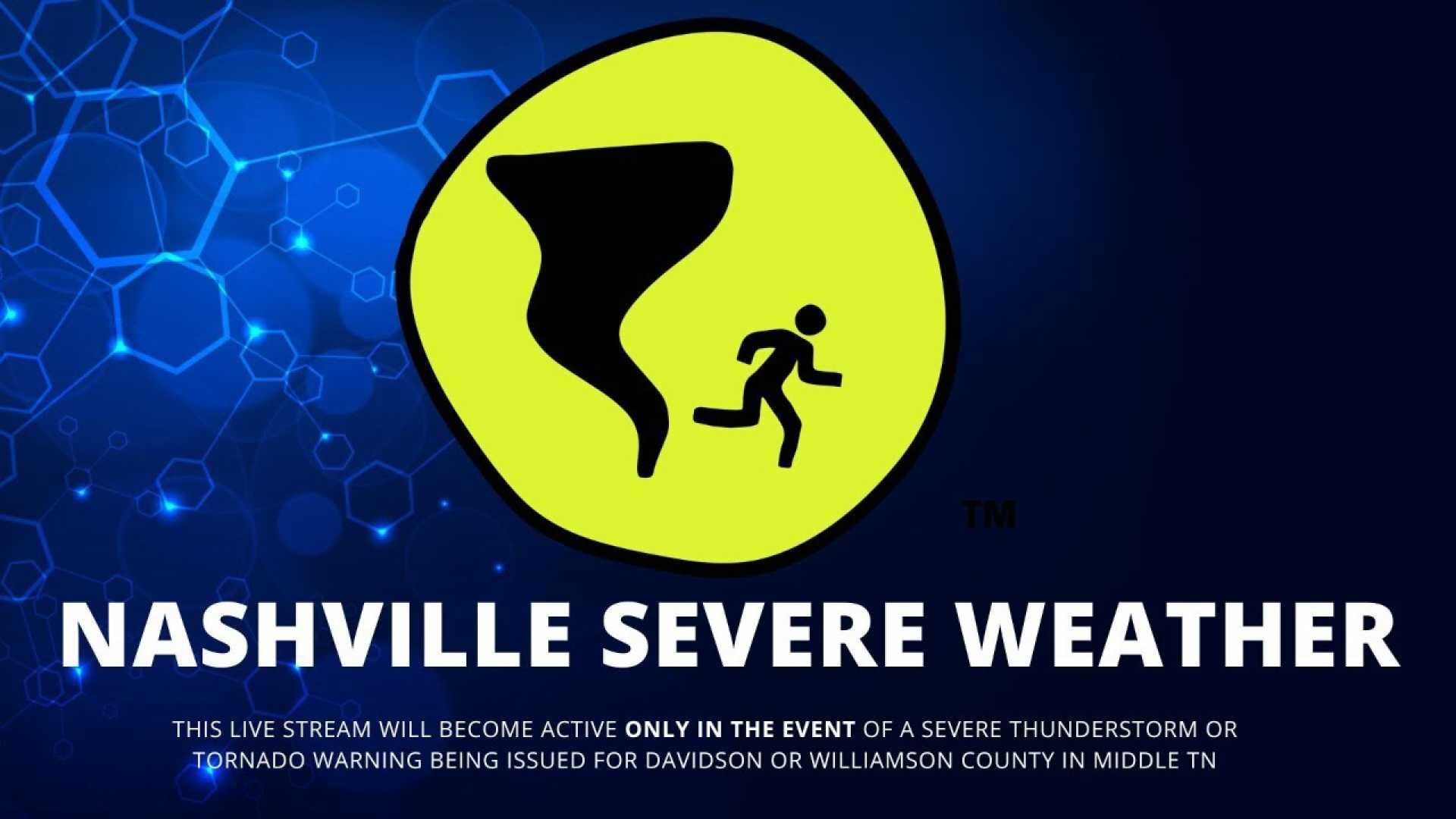 Nashville Severe Weather Livestream Tornado Warnings