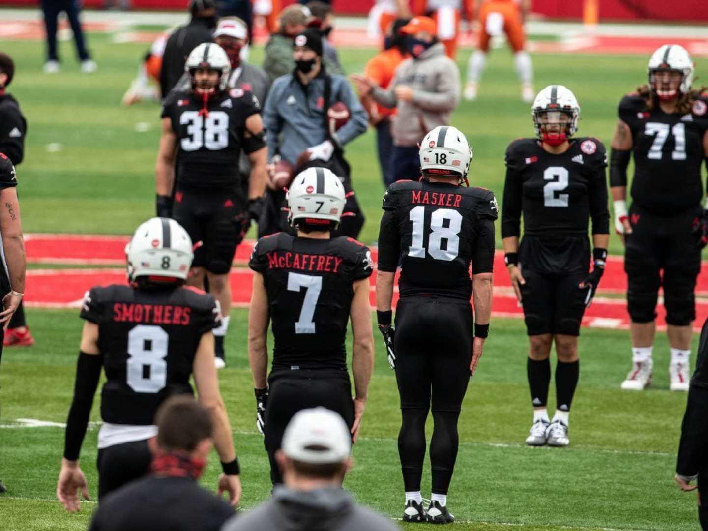 Nebraska Football All Black Uniforms