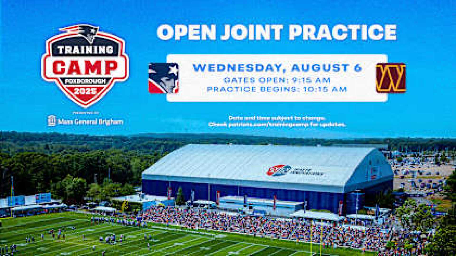 New England Patriots Joint Practices Training Camp