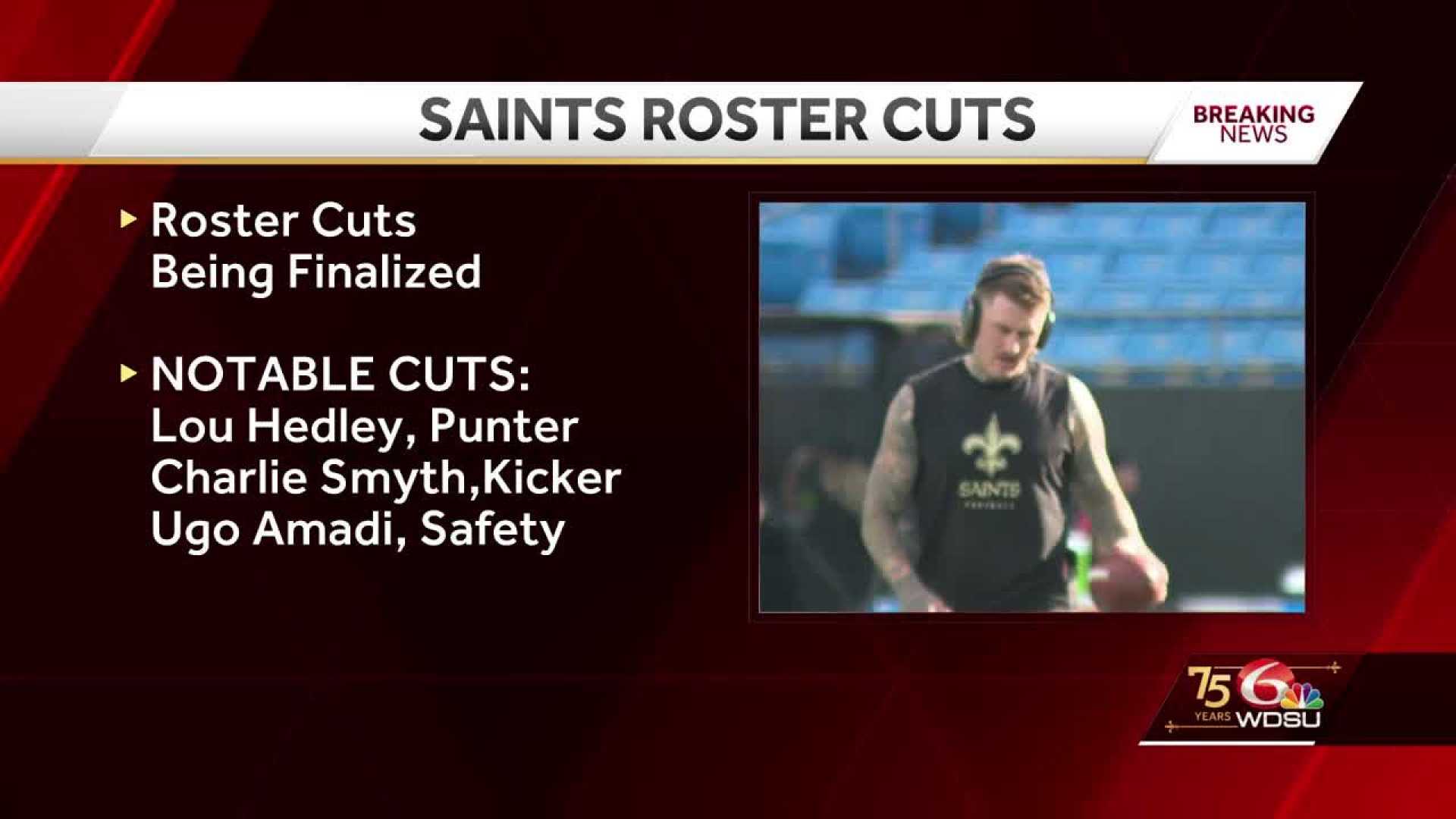 New Orleans Saints Roster Cuts News