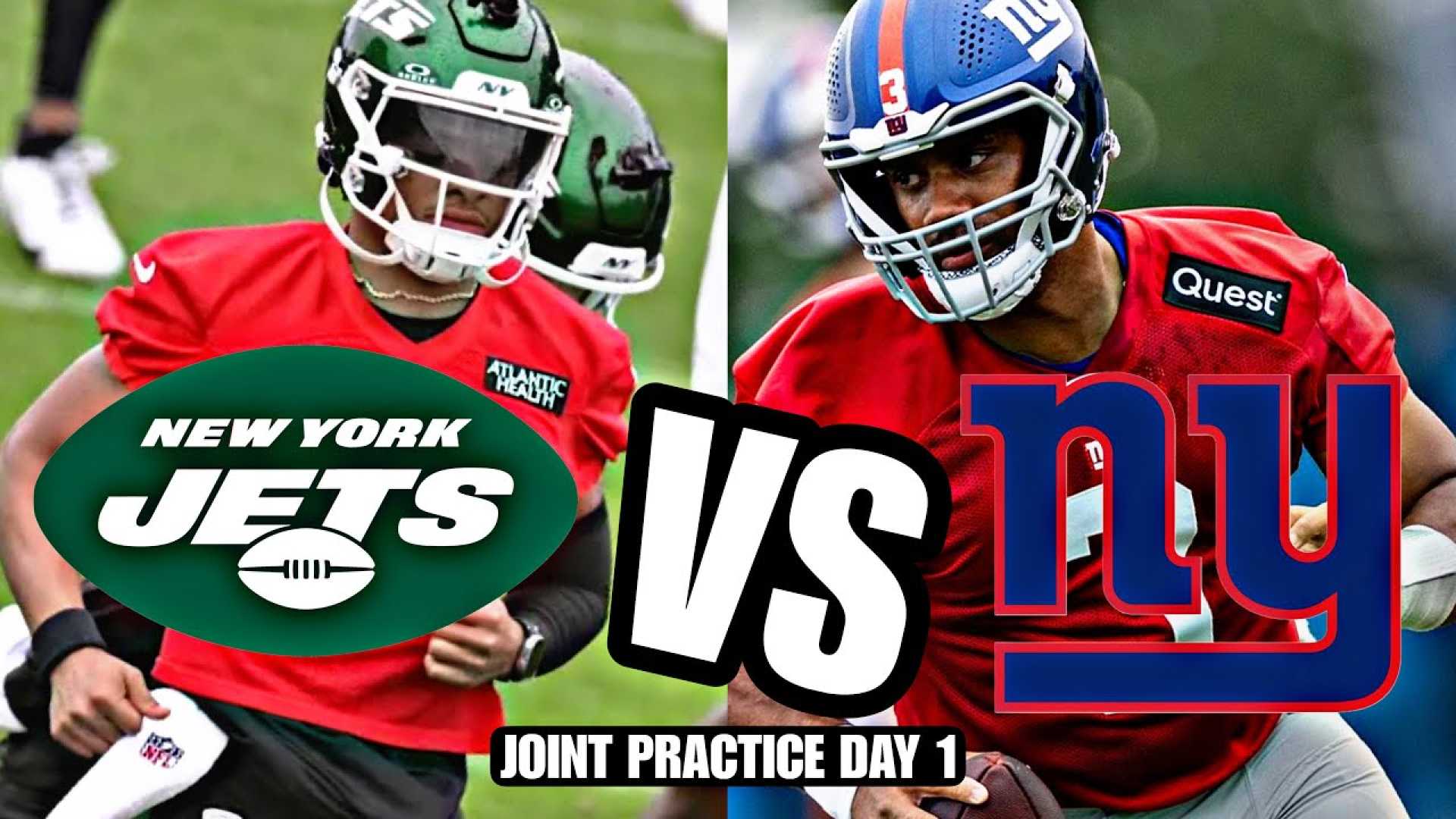 New York Giants And Jets Joint Practice