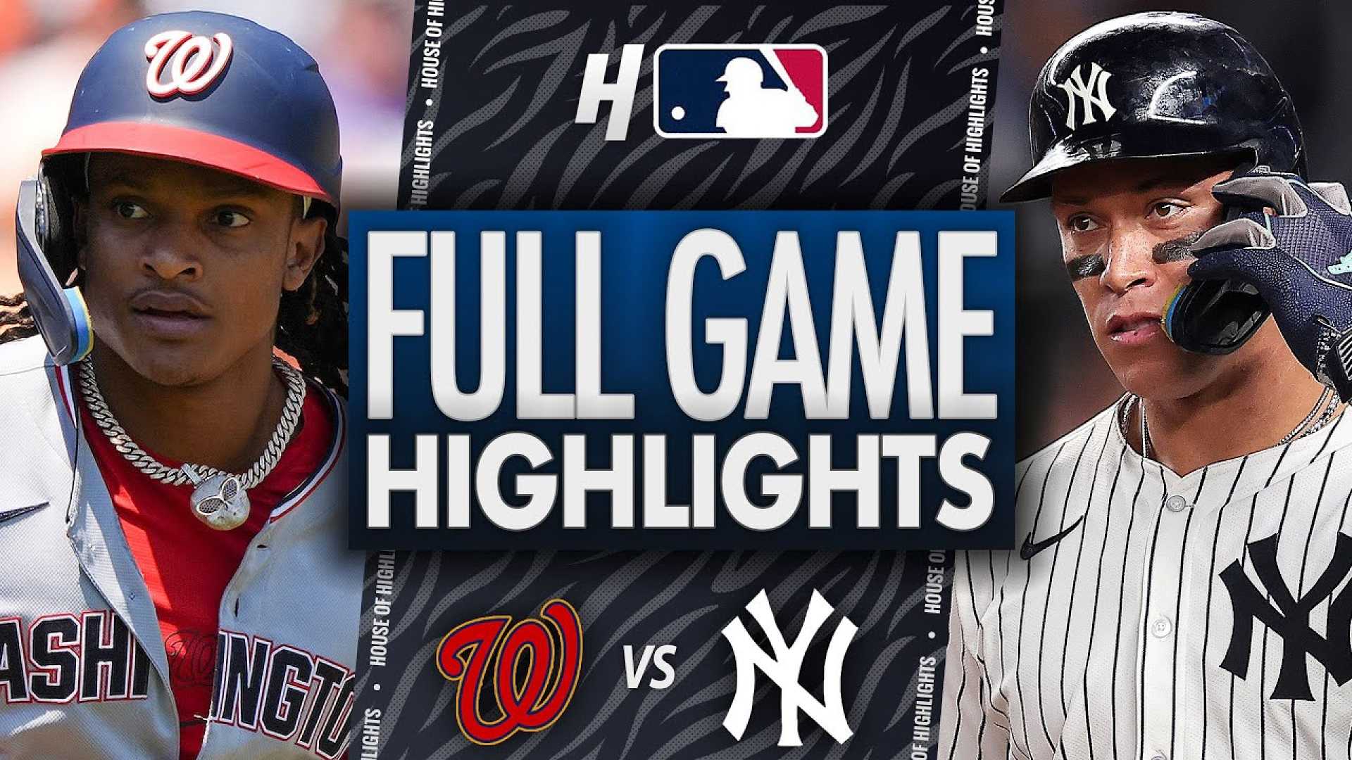 New York Yankees Washington Nationals Baseball Game