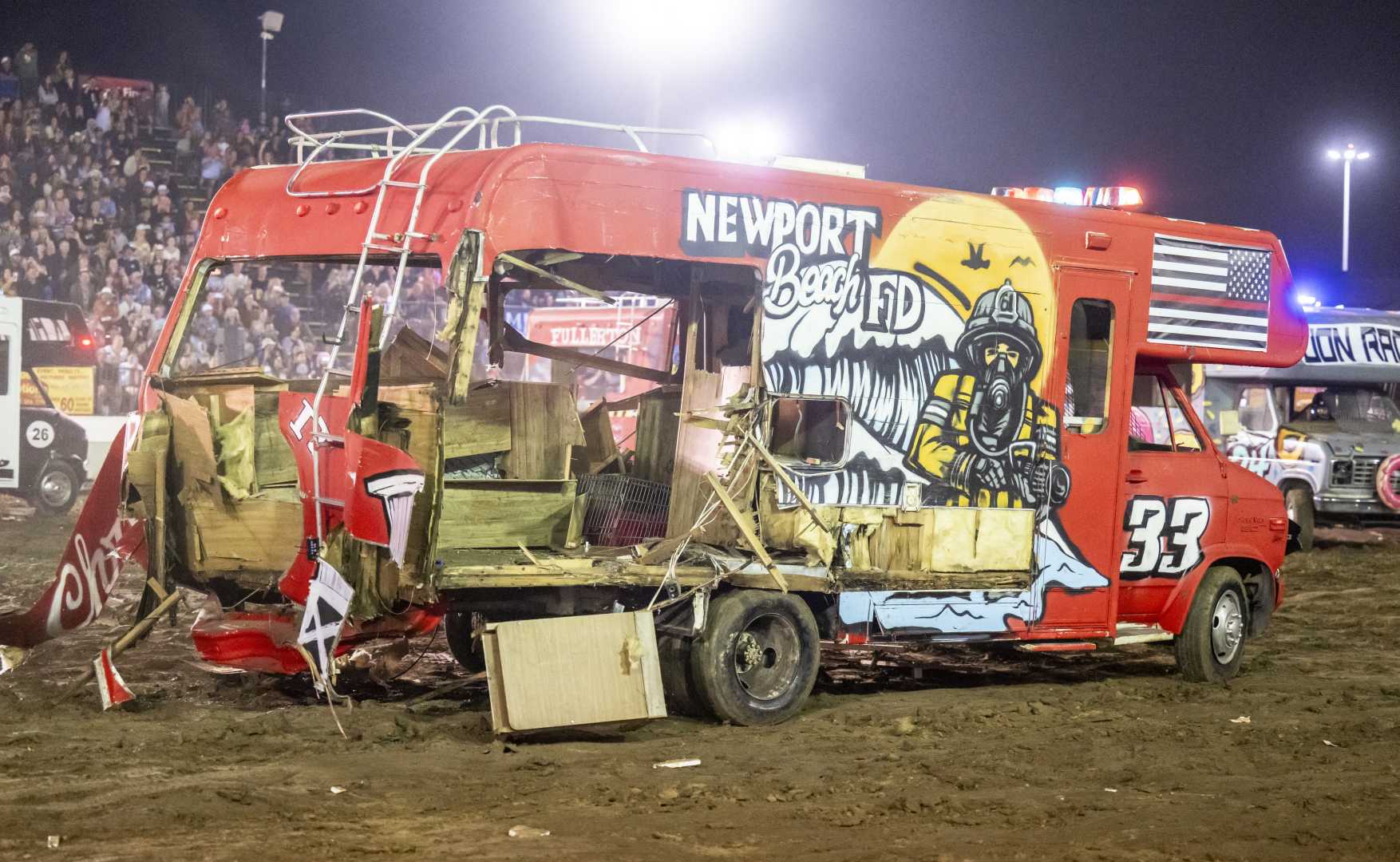 Newport Beach Fire Chief Demolition Derby