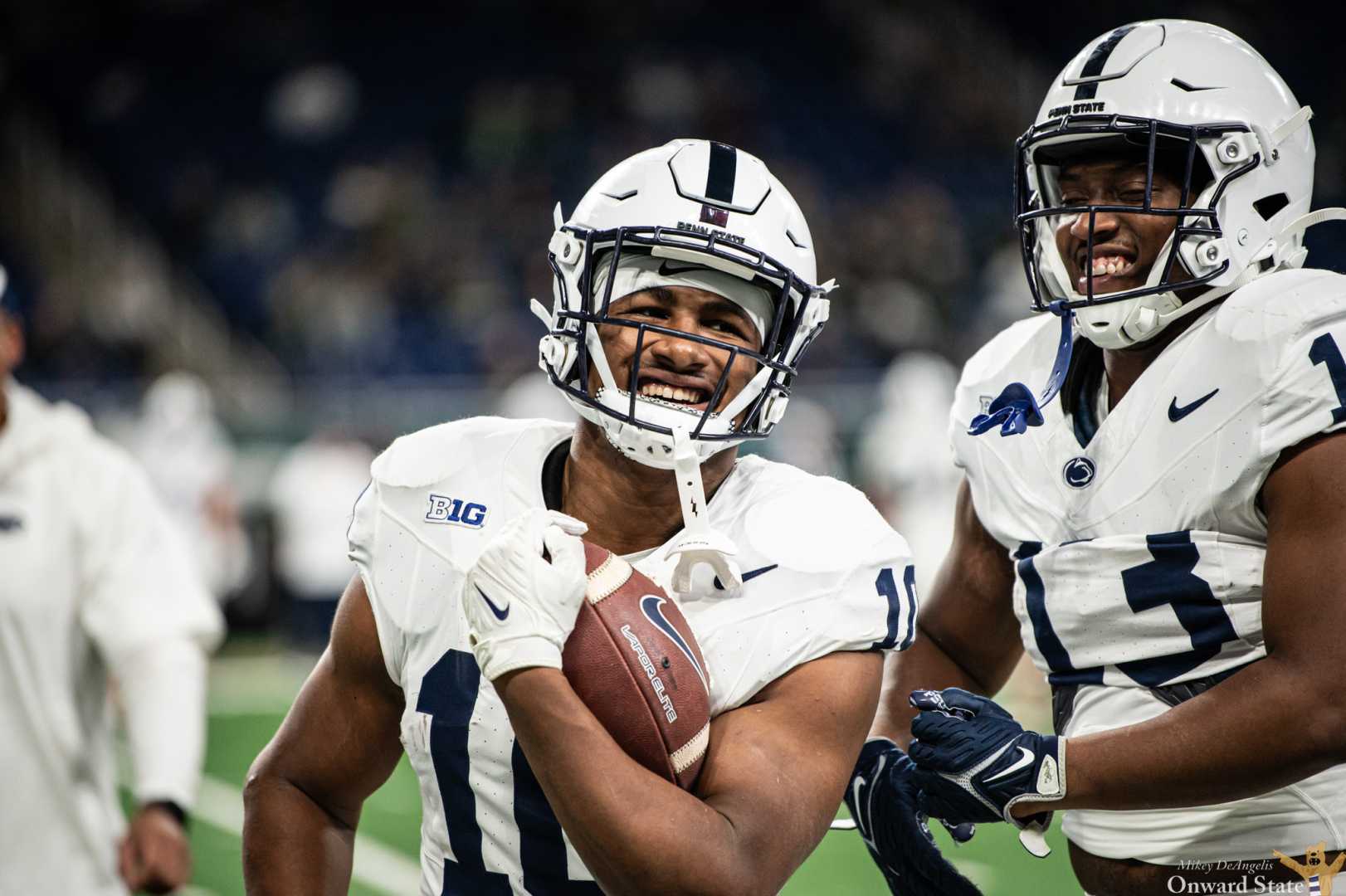 Nicholas Singleton And Kaytron Allen Penn State Running Backs