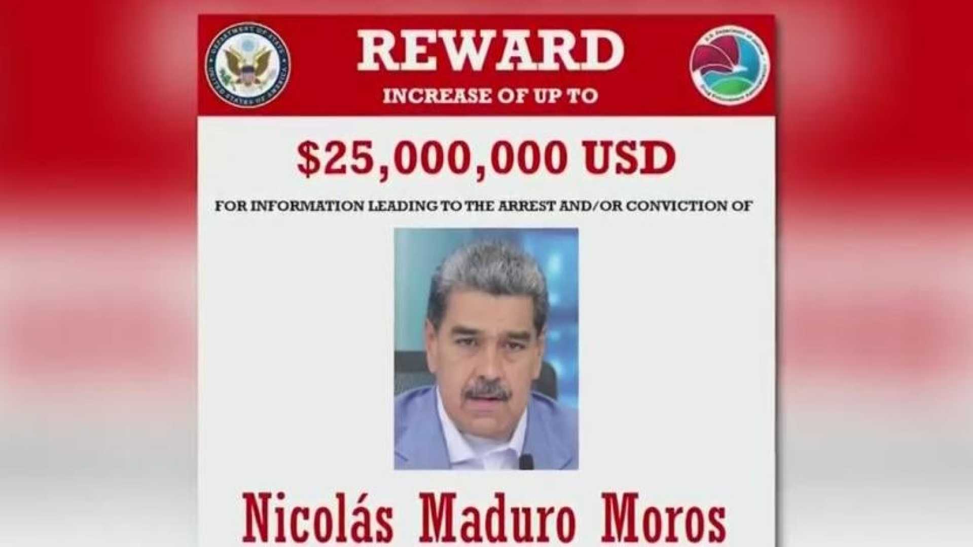 Nicolás Maduro Venezuela Arrest Reward