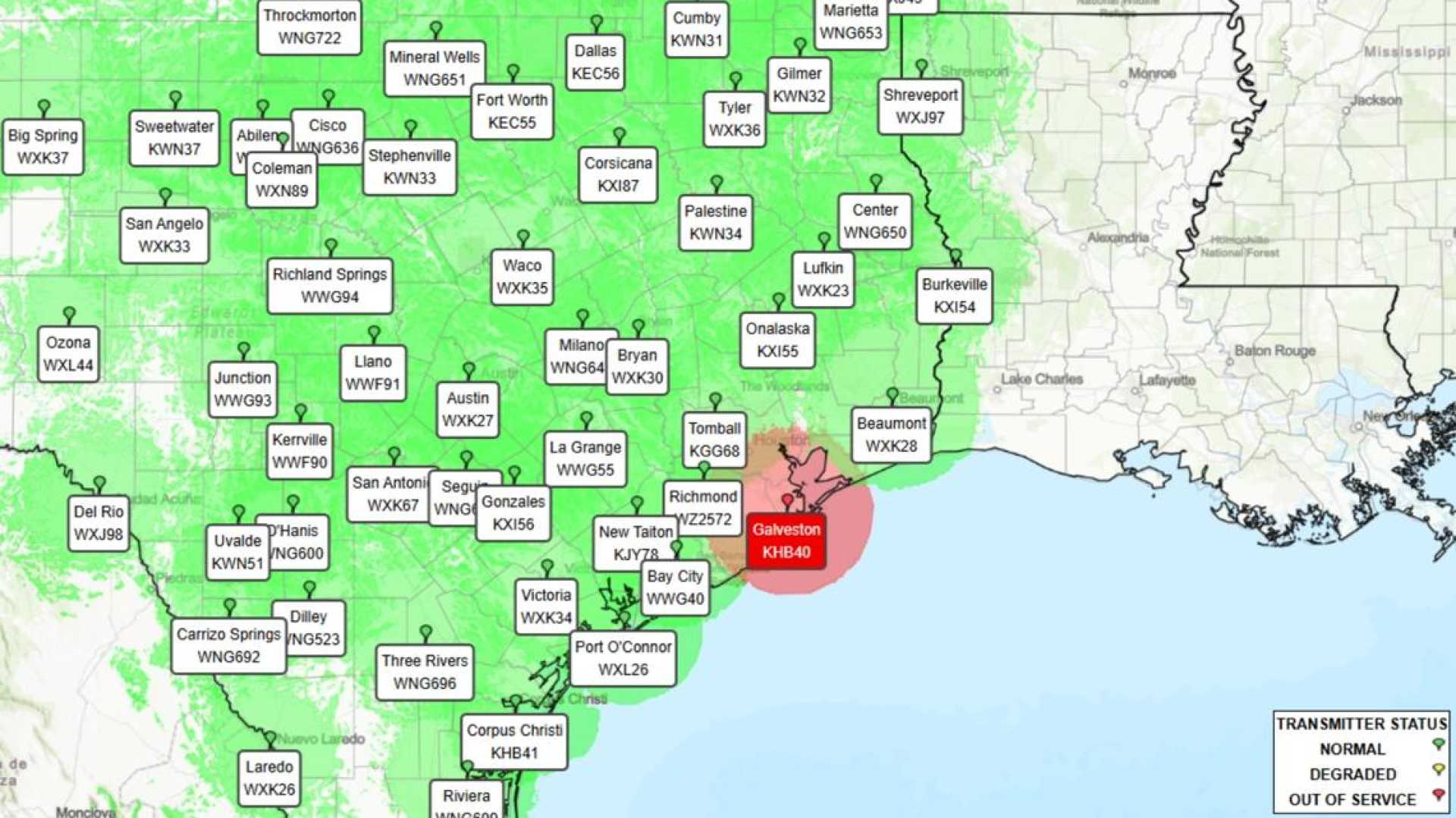 Noaa Weather Radio Galveston County