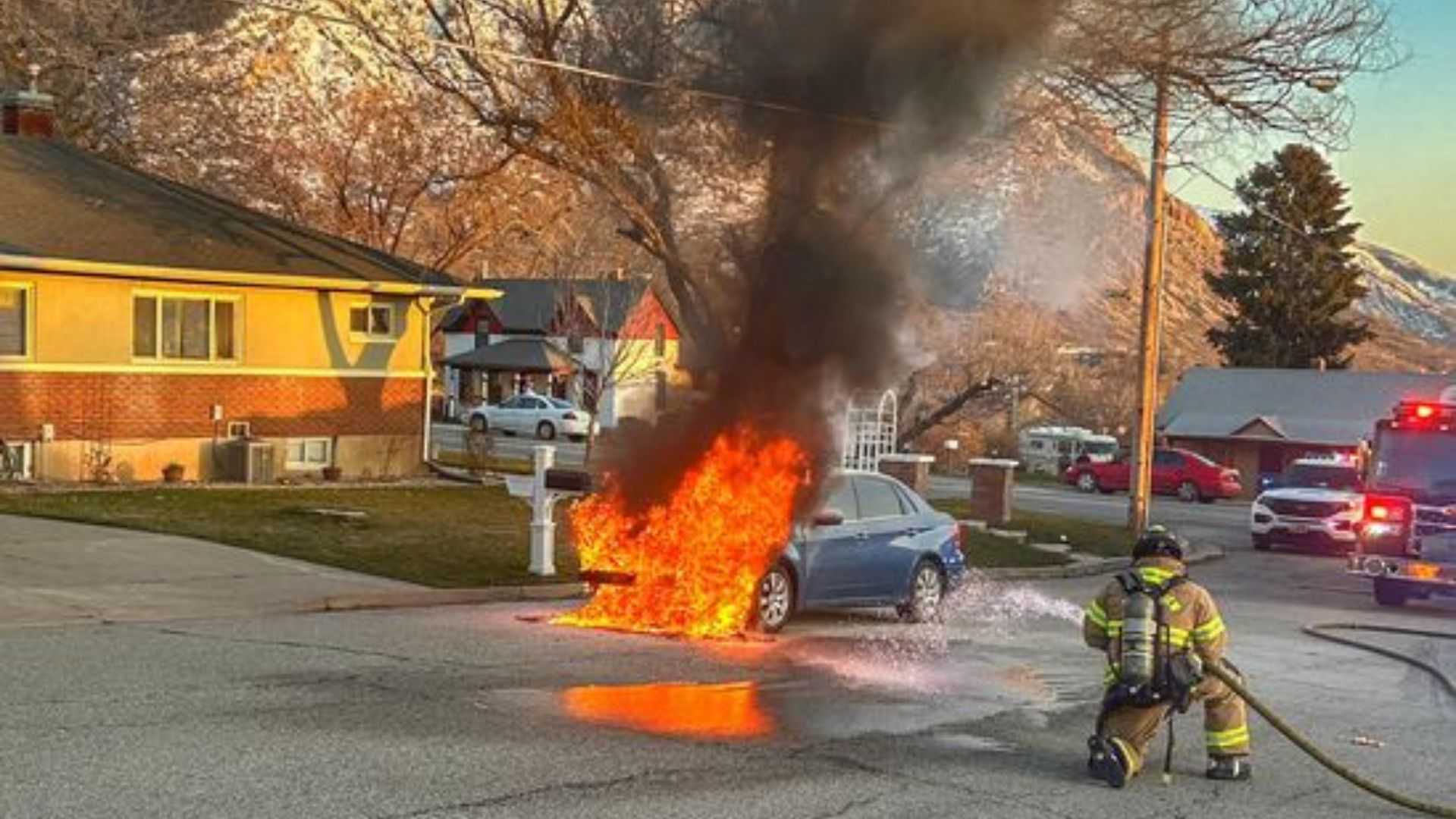 North Ogden Fire Vehicle Accident