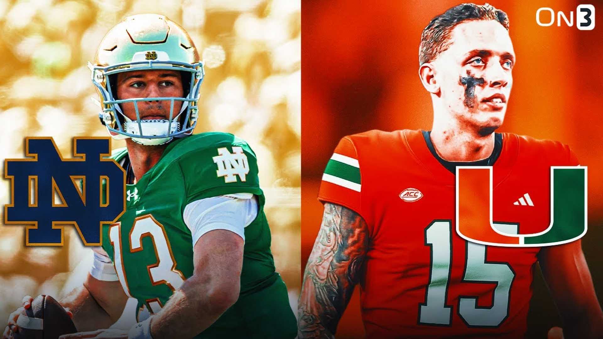 Notre Dame Vs Miami Football