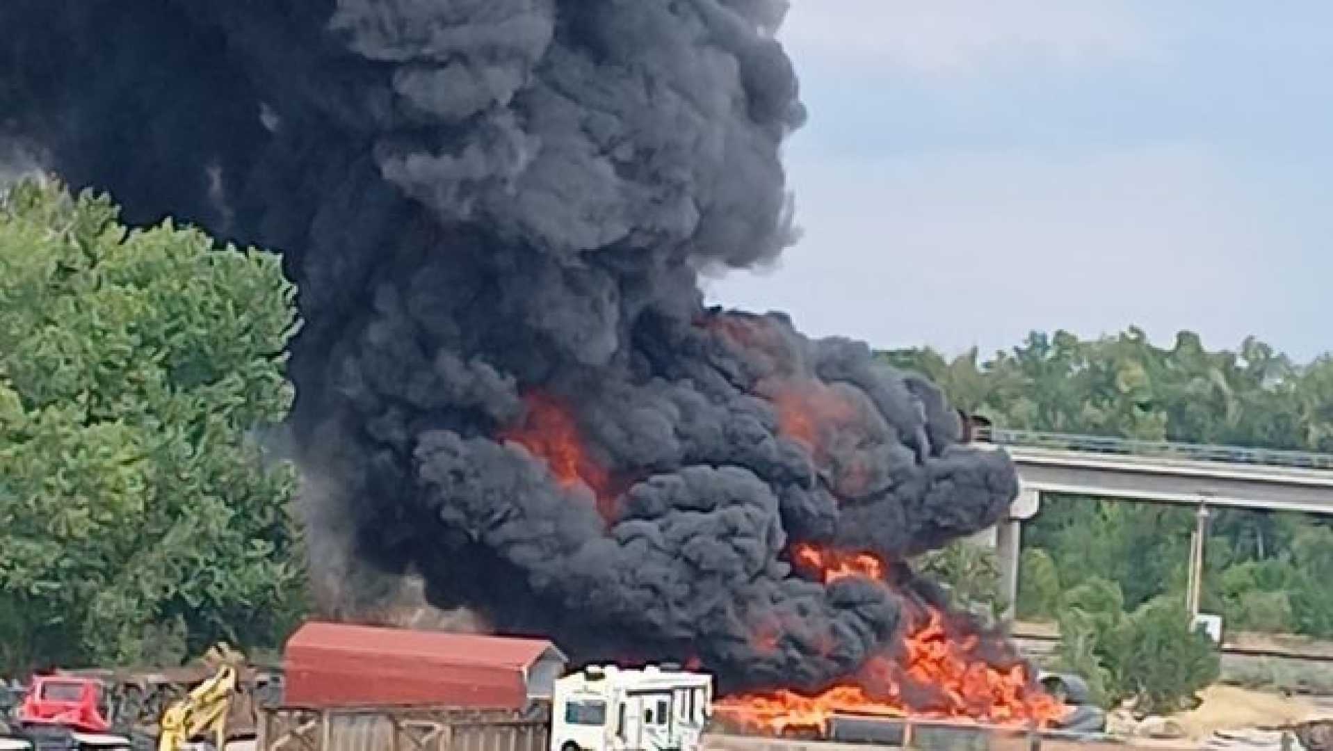 Ogden Mill Fire Smoke
