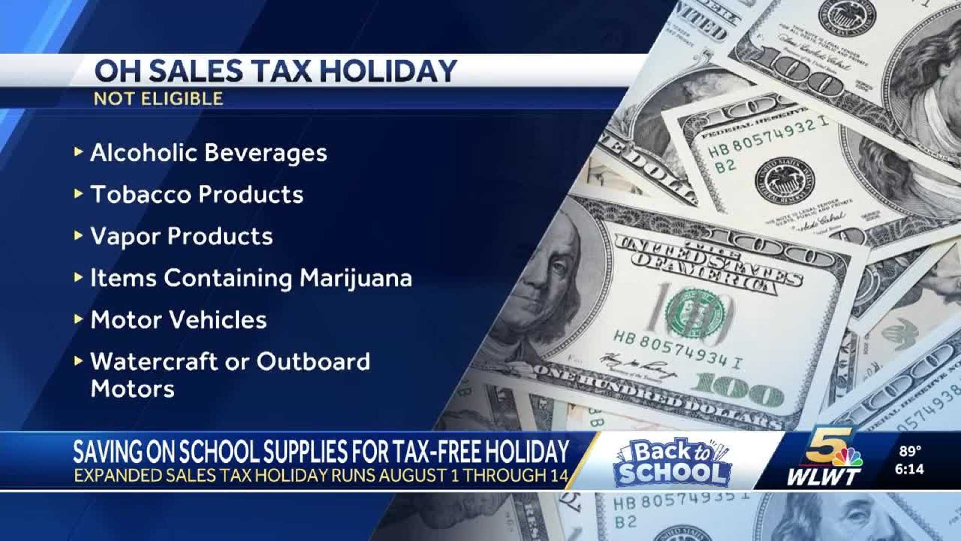 Ohio Sales Tax Holiday Shopping