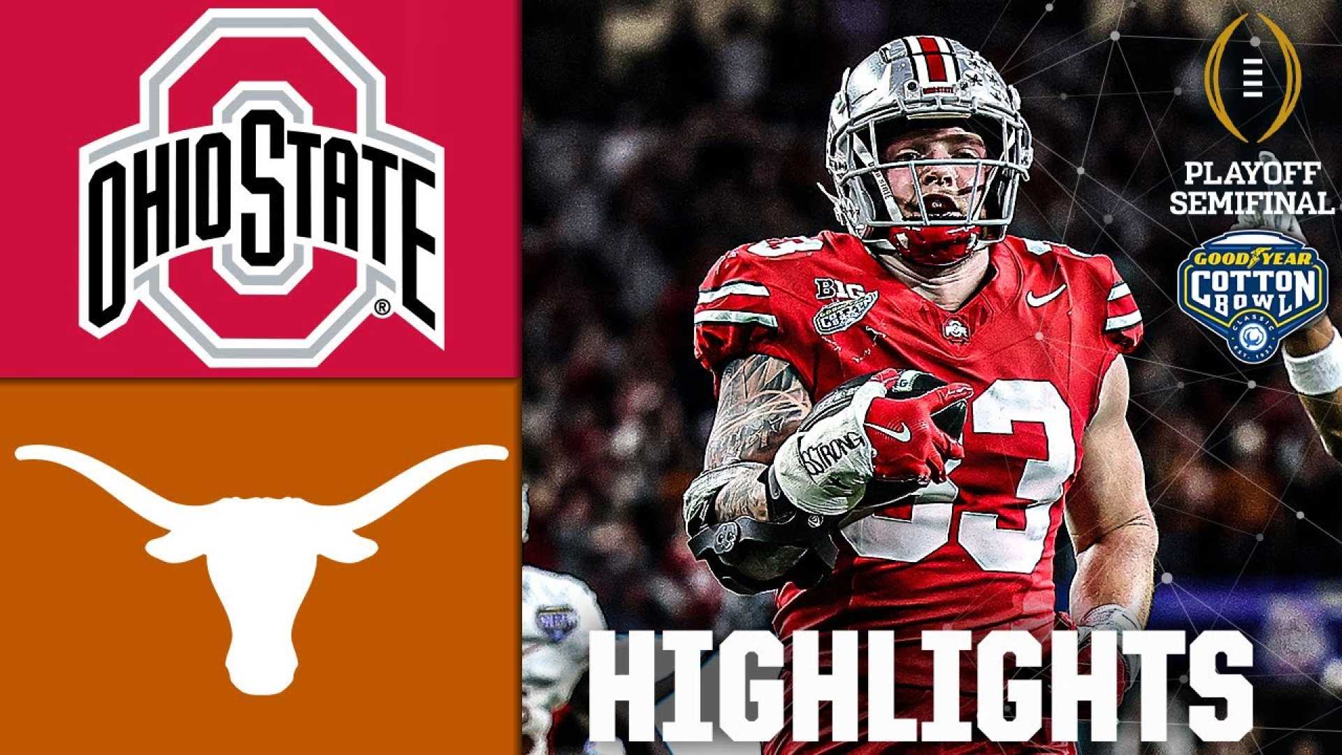 Ohio State Texas Football Game Highlights