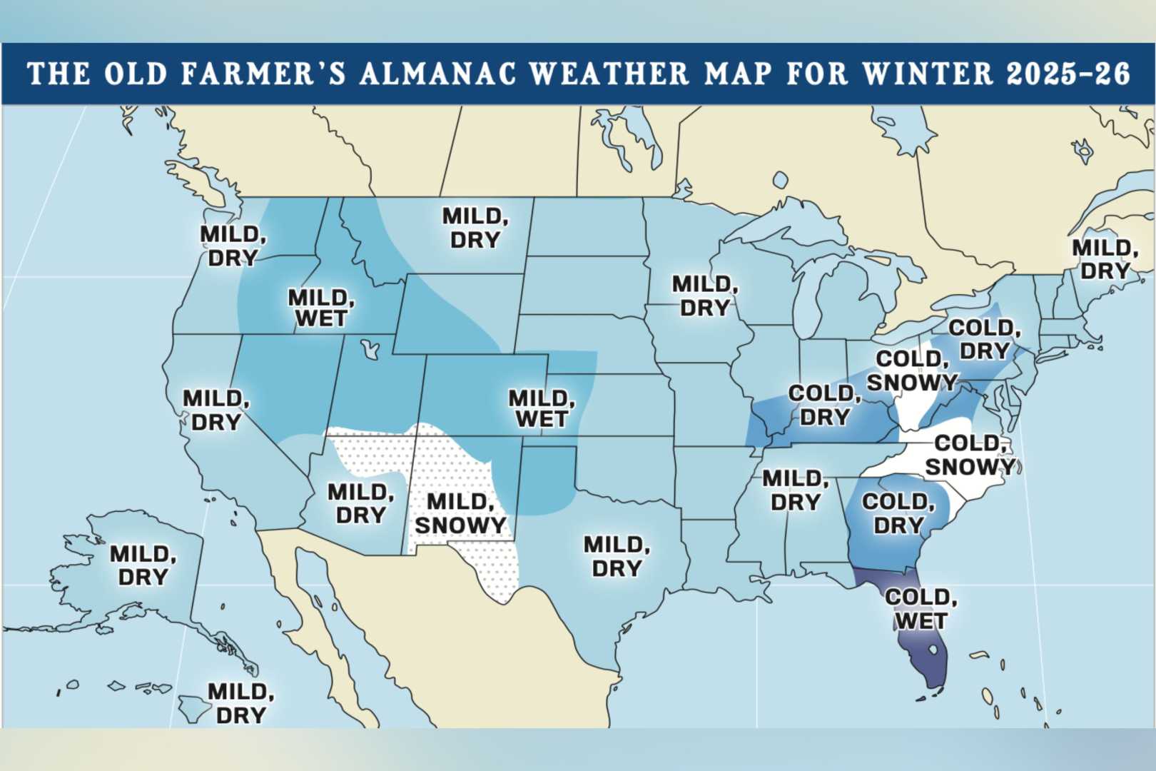 Old Farmer's Almanac Winter Forecast 2025