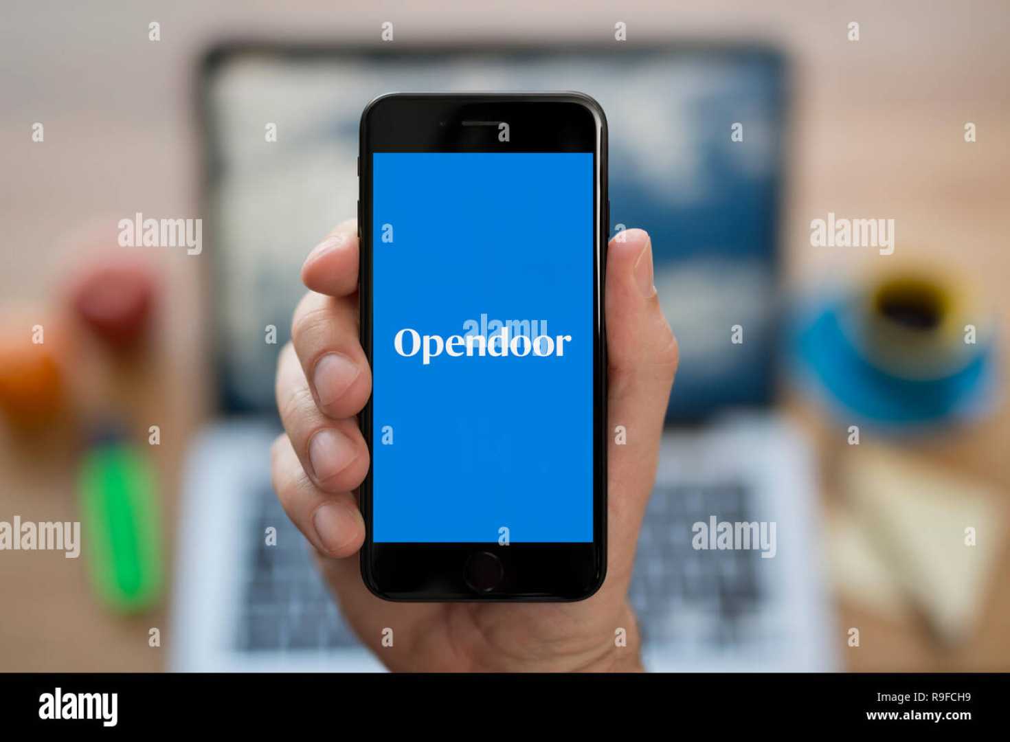 Opendoor Technologies Logo Smartphone