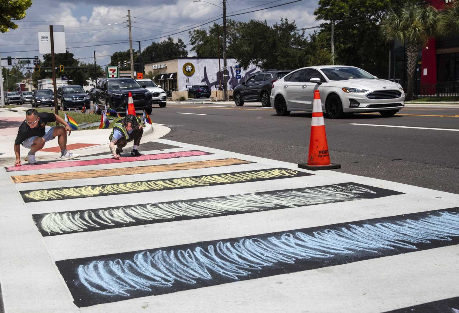 Orlando Rainbow Crosswalk Removal News