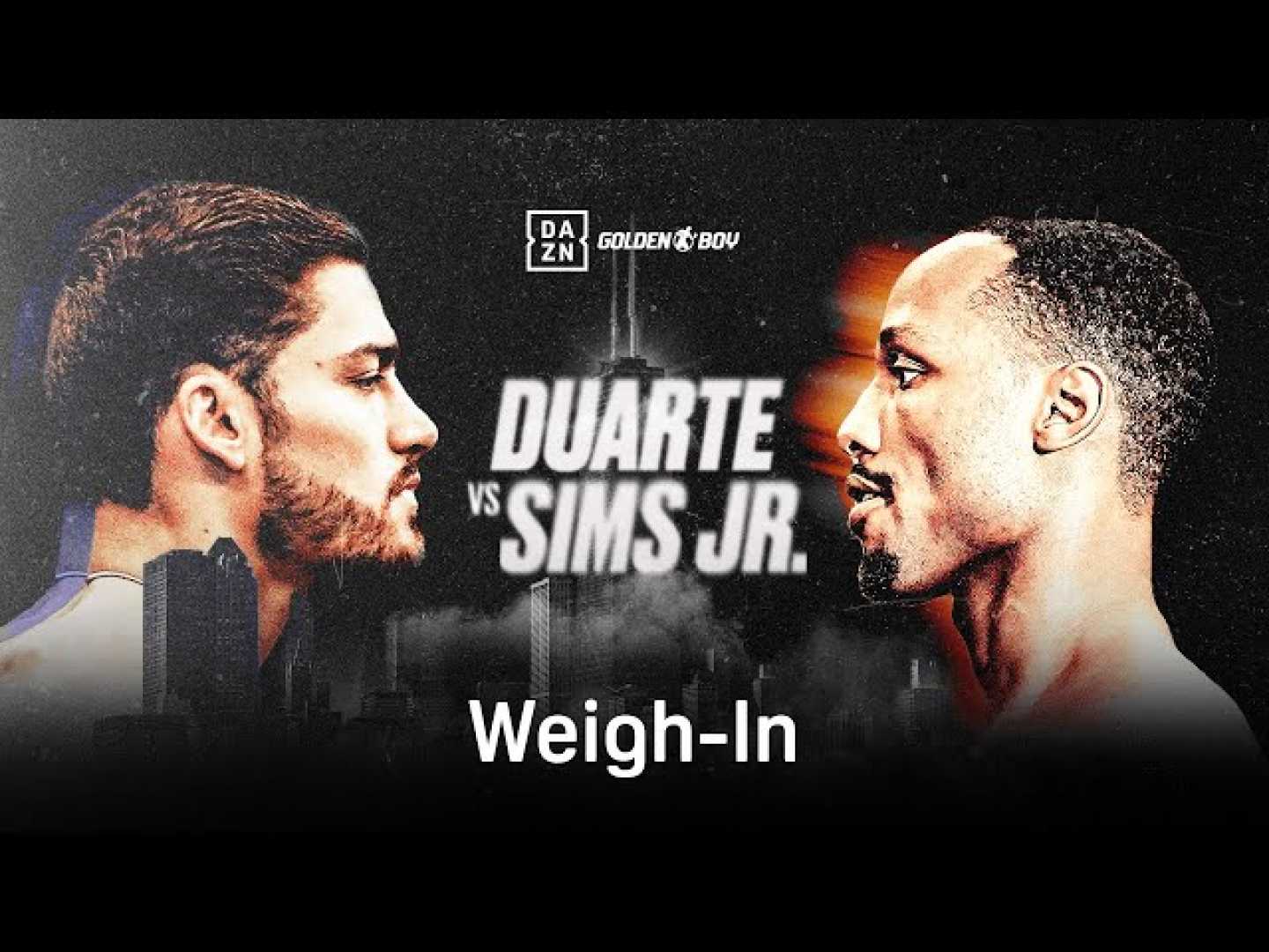 Oscar Duarte Kenneth Sims Jr. Boxing Match