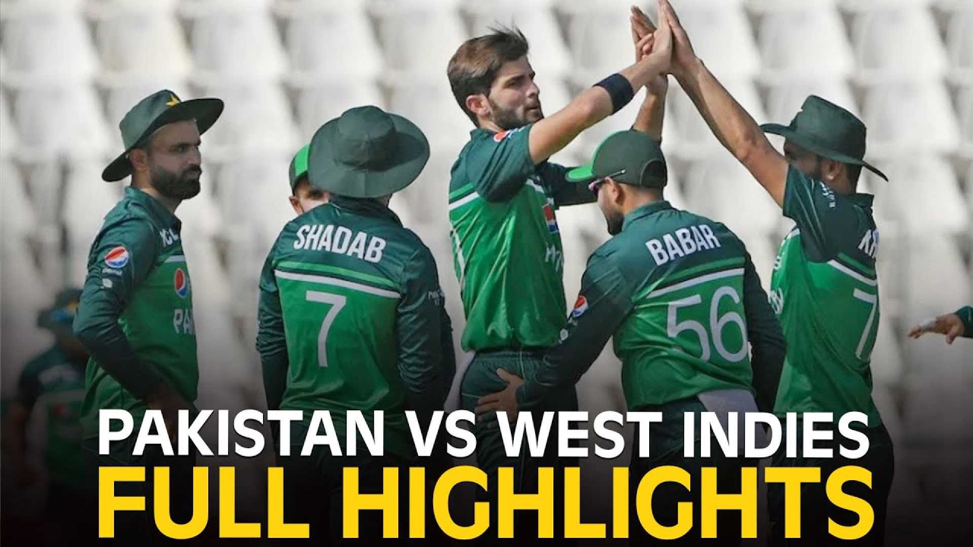 Pakistan Vs West Indies Cricket Match