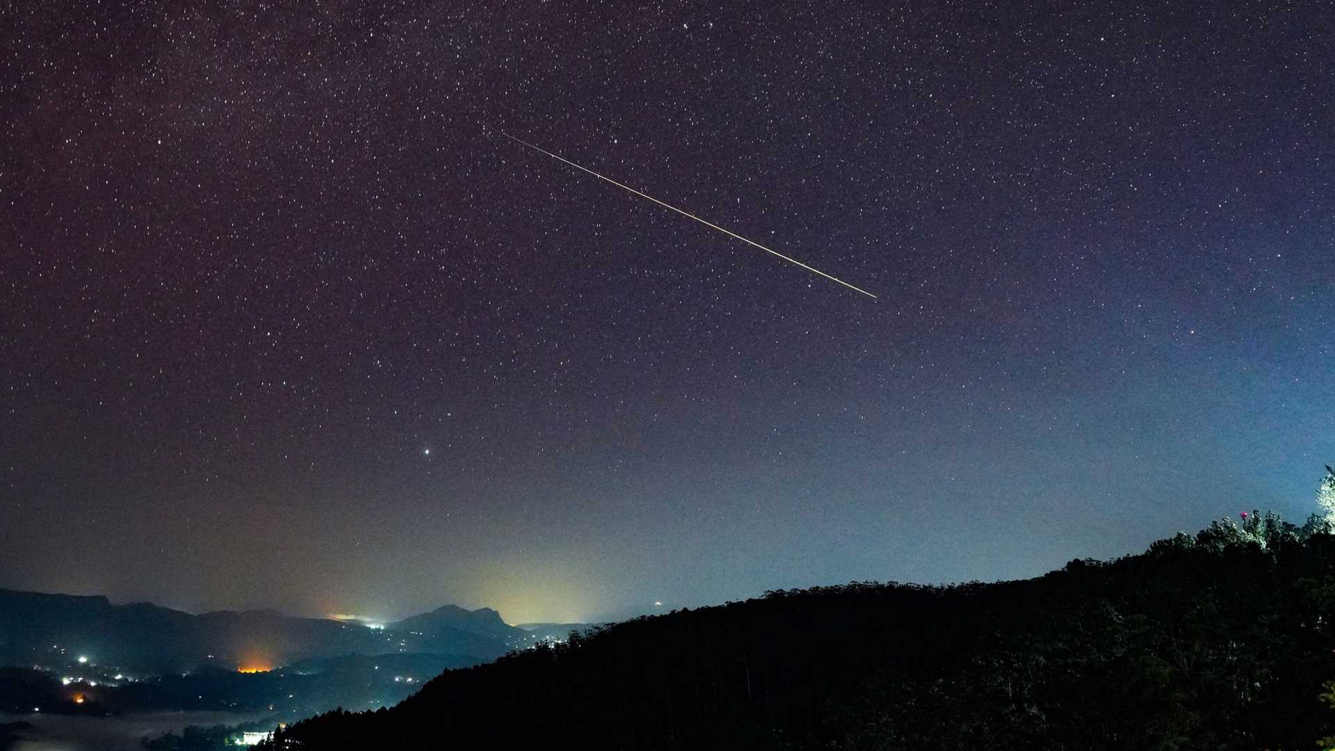 Perseid Meteor Shower Sky August 2024