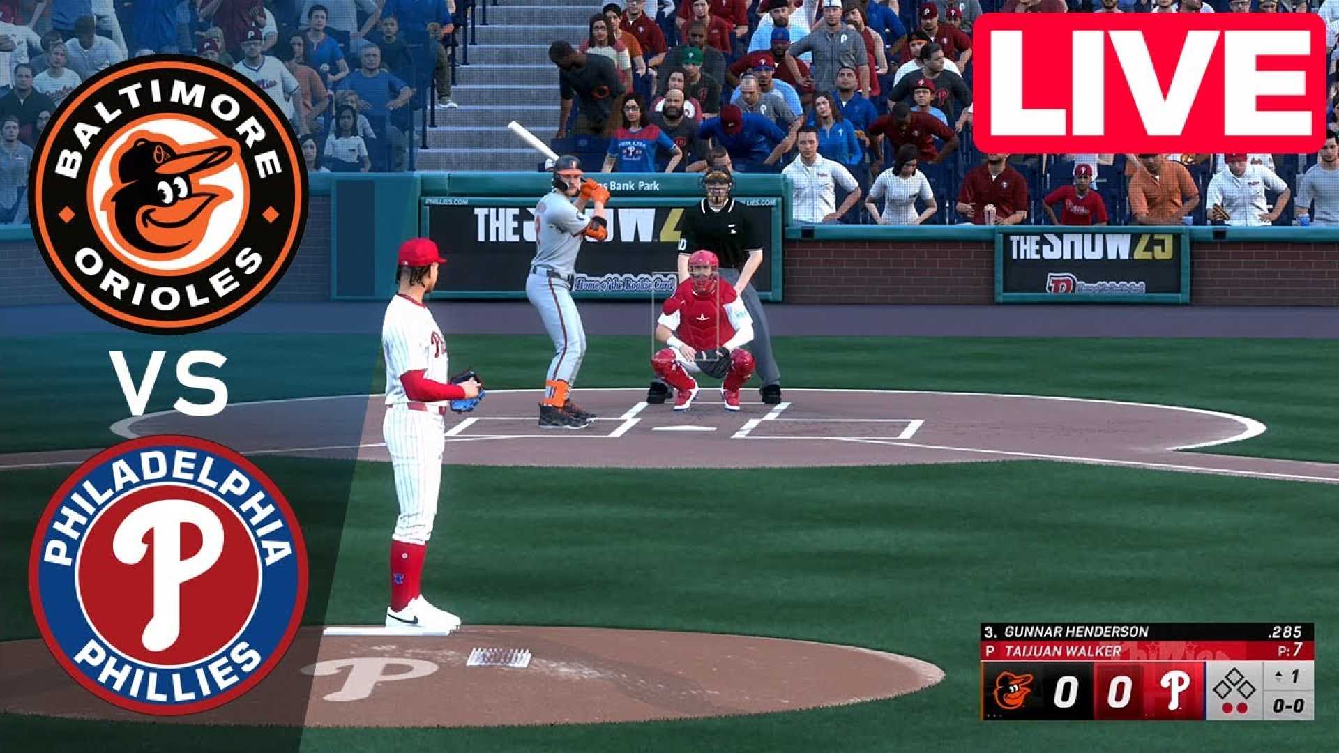 Phillies Orioles Baseball Game August 2025